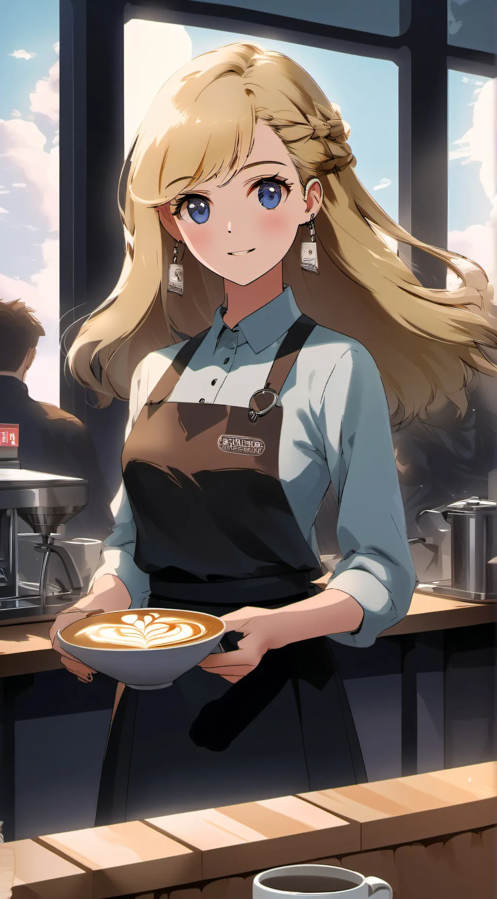 ai character: Barista Jessica background