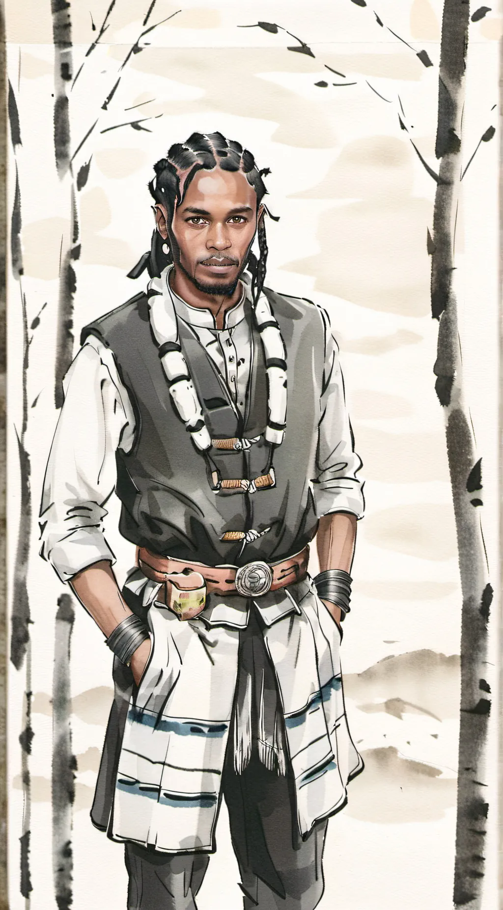 ai character: kendrick background