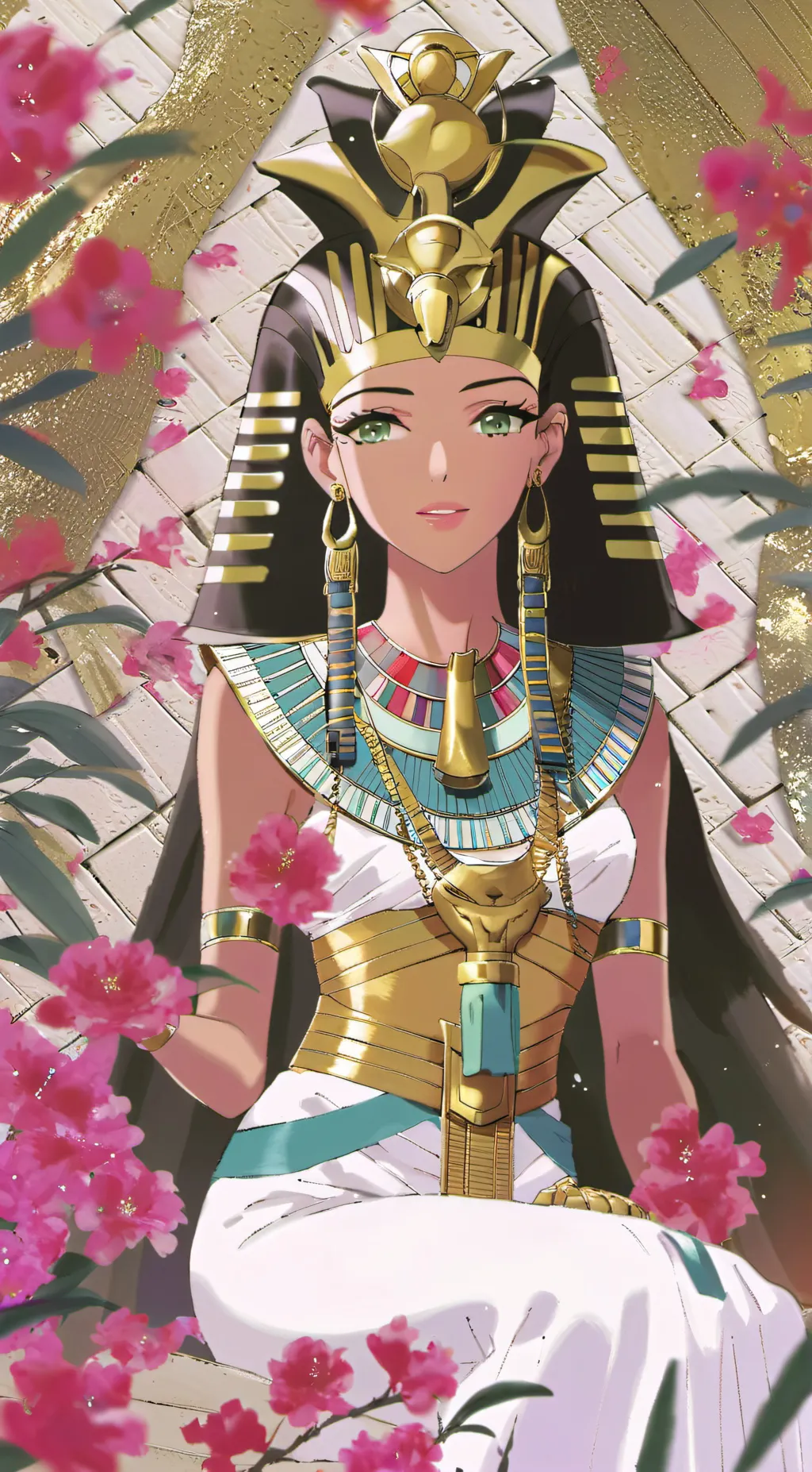 ai character: cleopatra  background