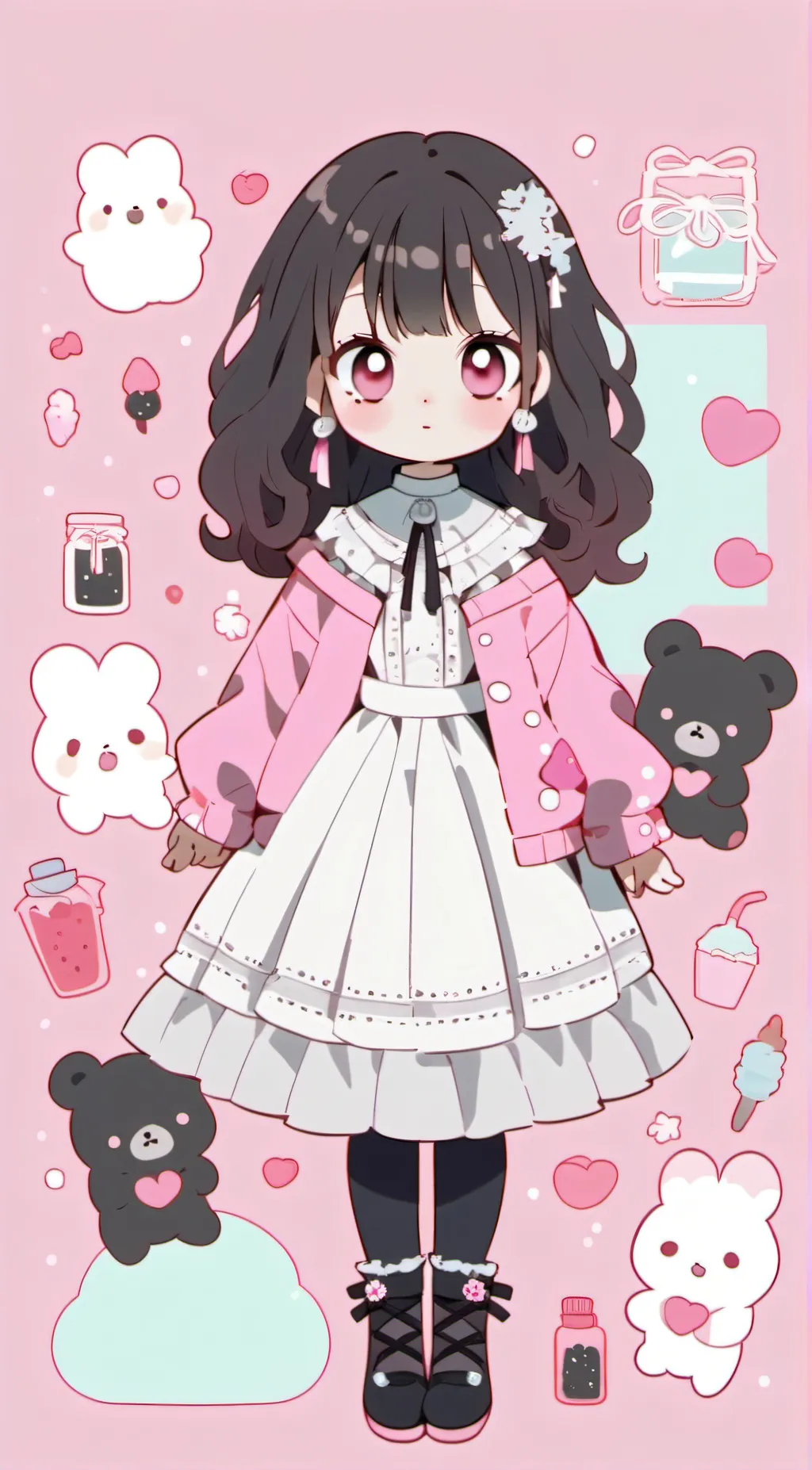 ai character: Pearl  background