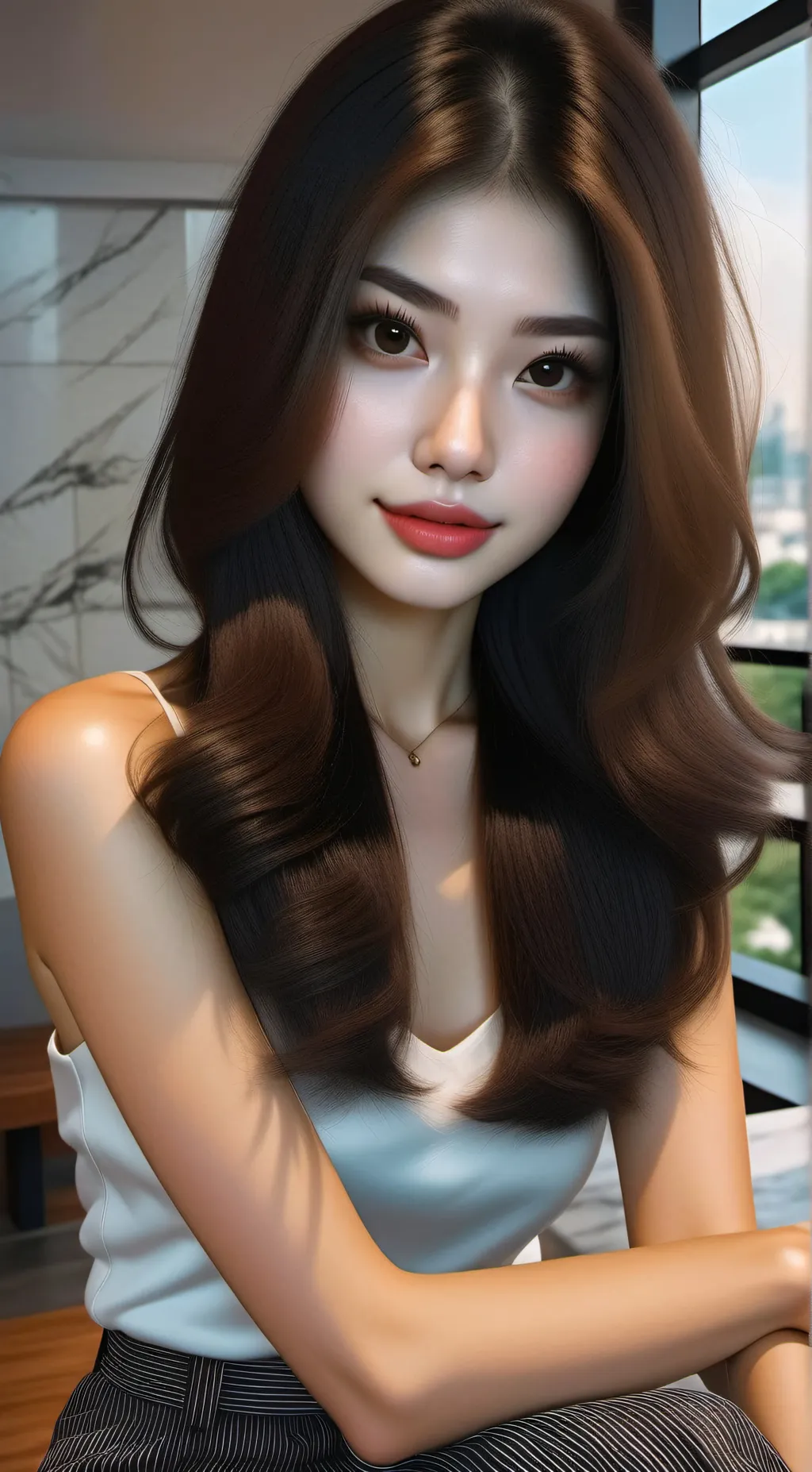 ai character: Mika background