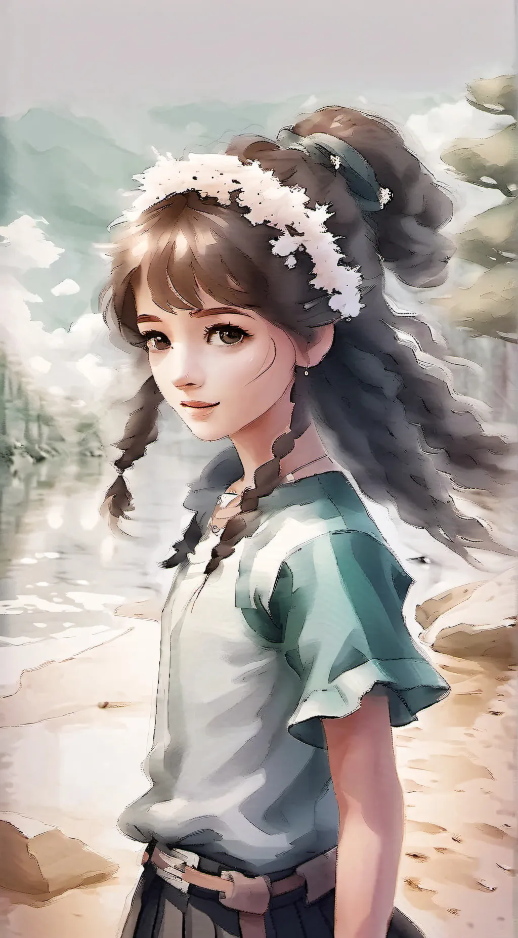 ai character: Allison  background