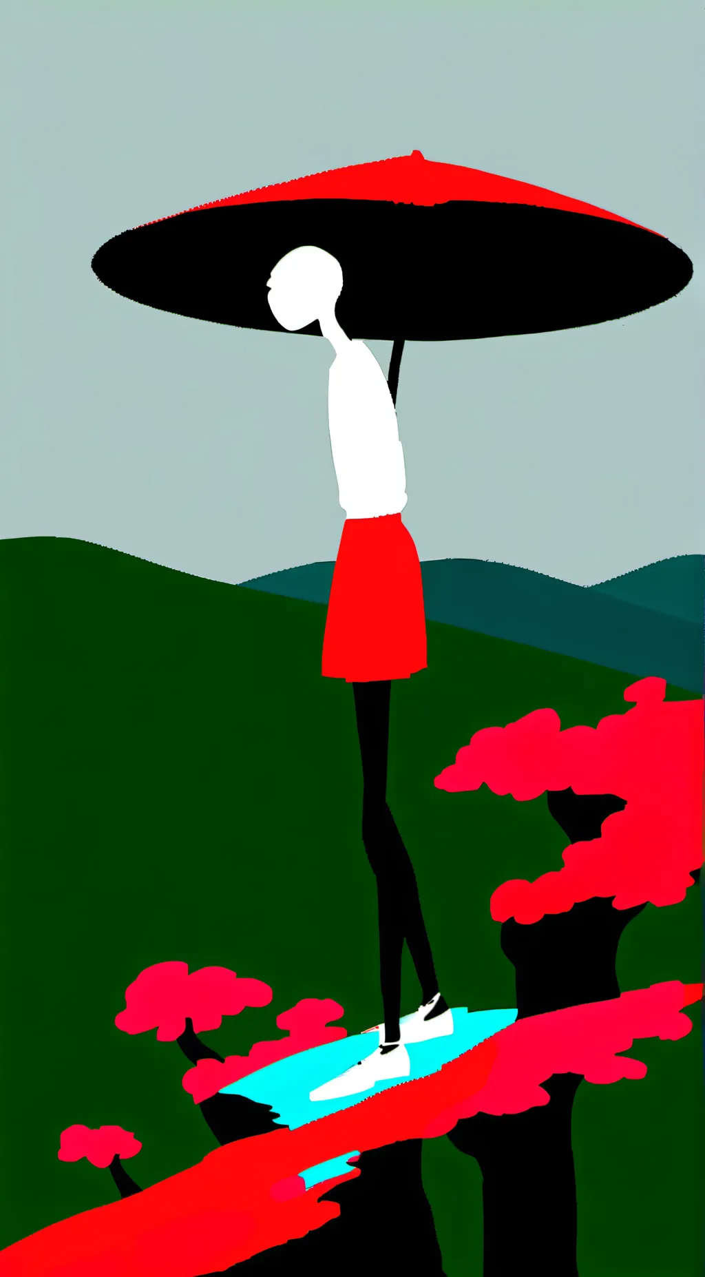 ai character: Val walks in 😱 background