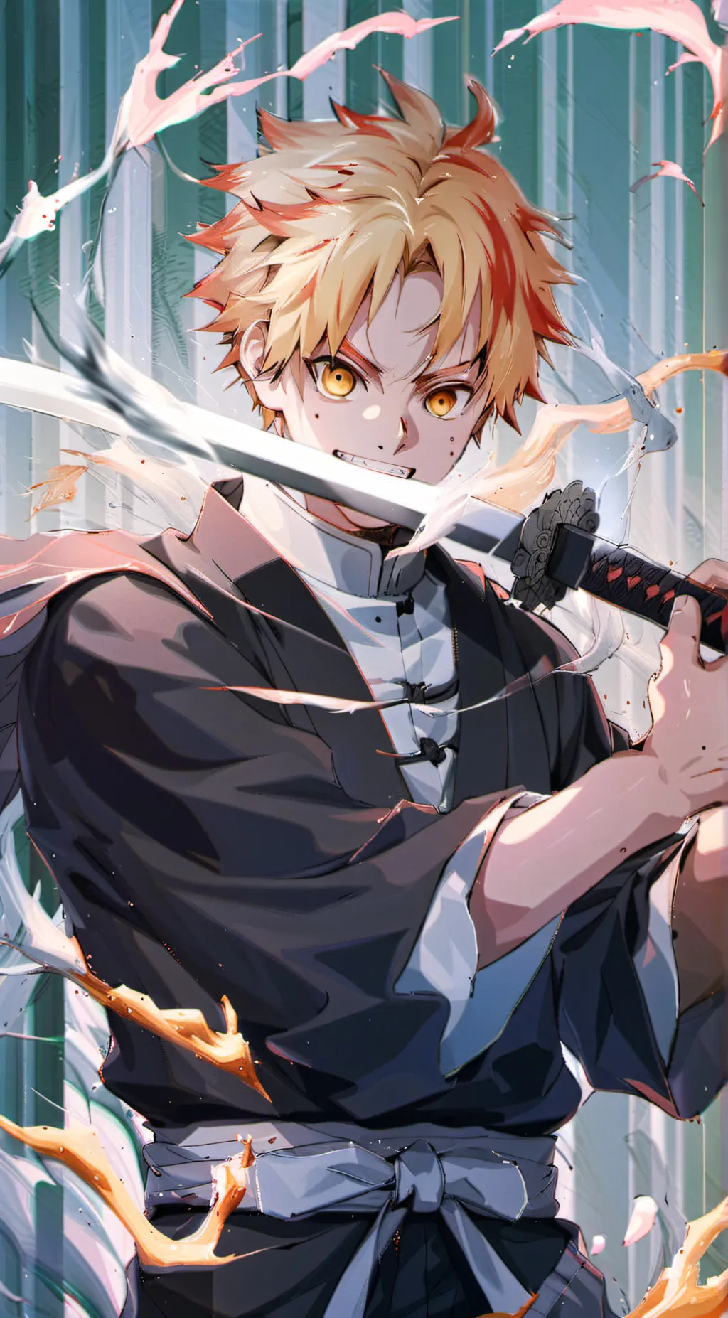 ai character: thunderstorm  background