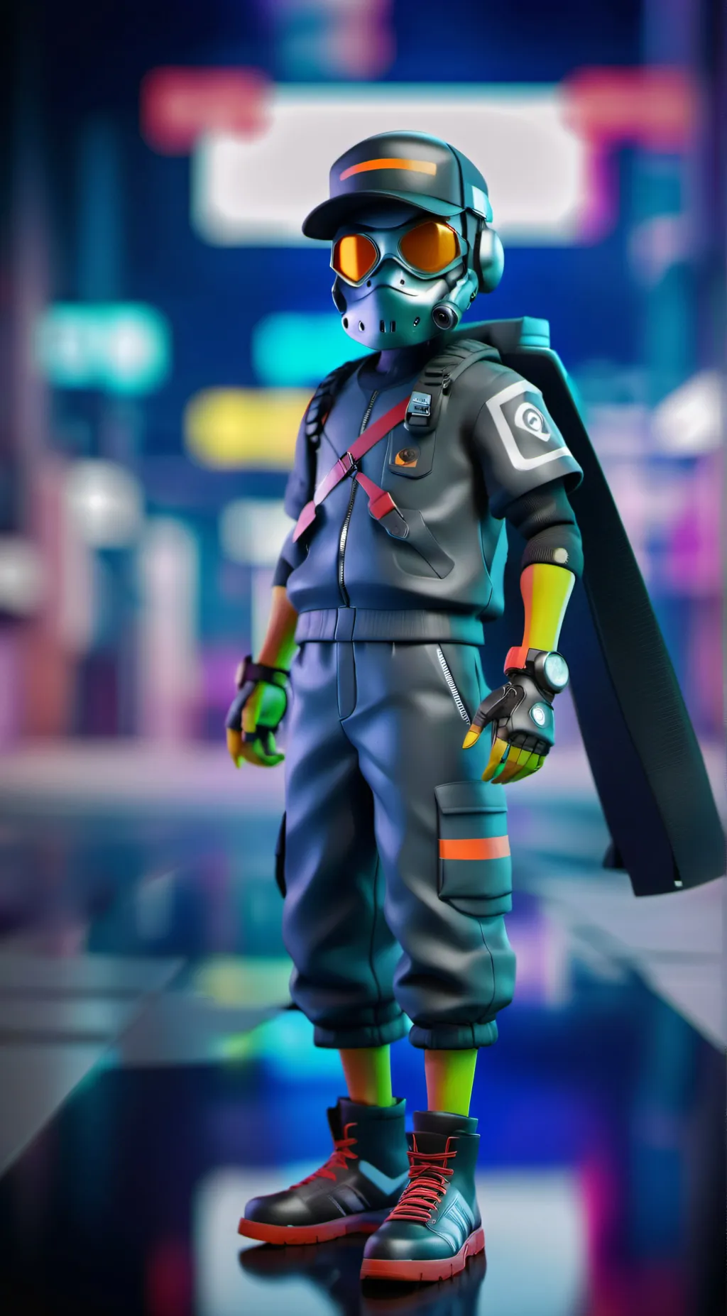 ai character: Skibidi verse background