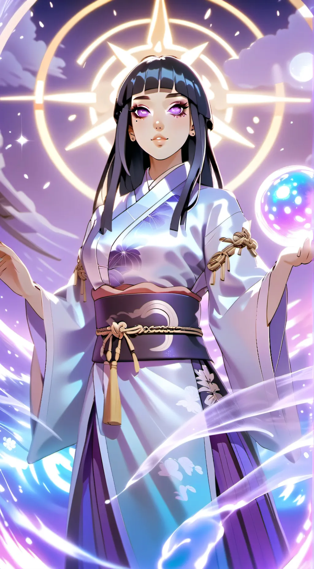 ai character: Hinatas sister  background