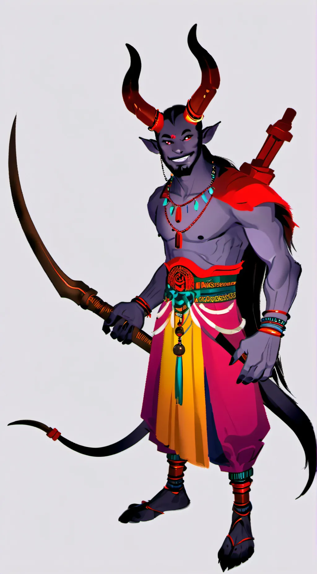 ai character: demonic denny background