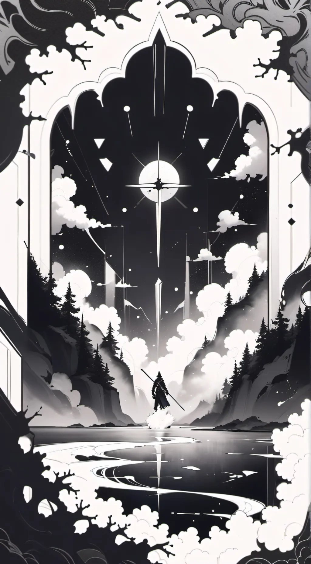 ai character:  H.H Prank too far background