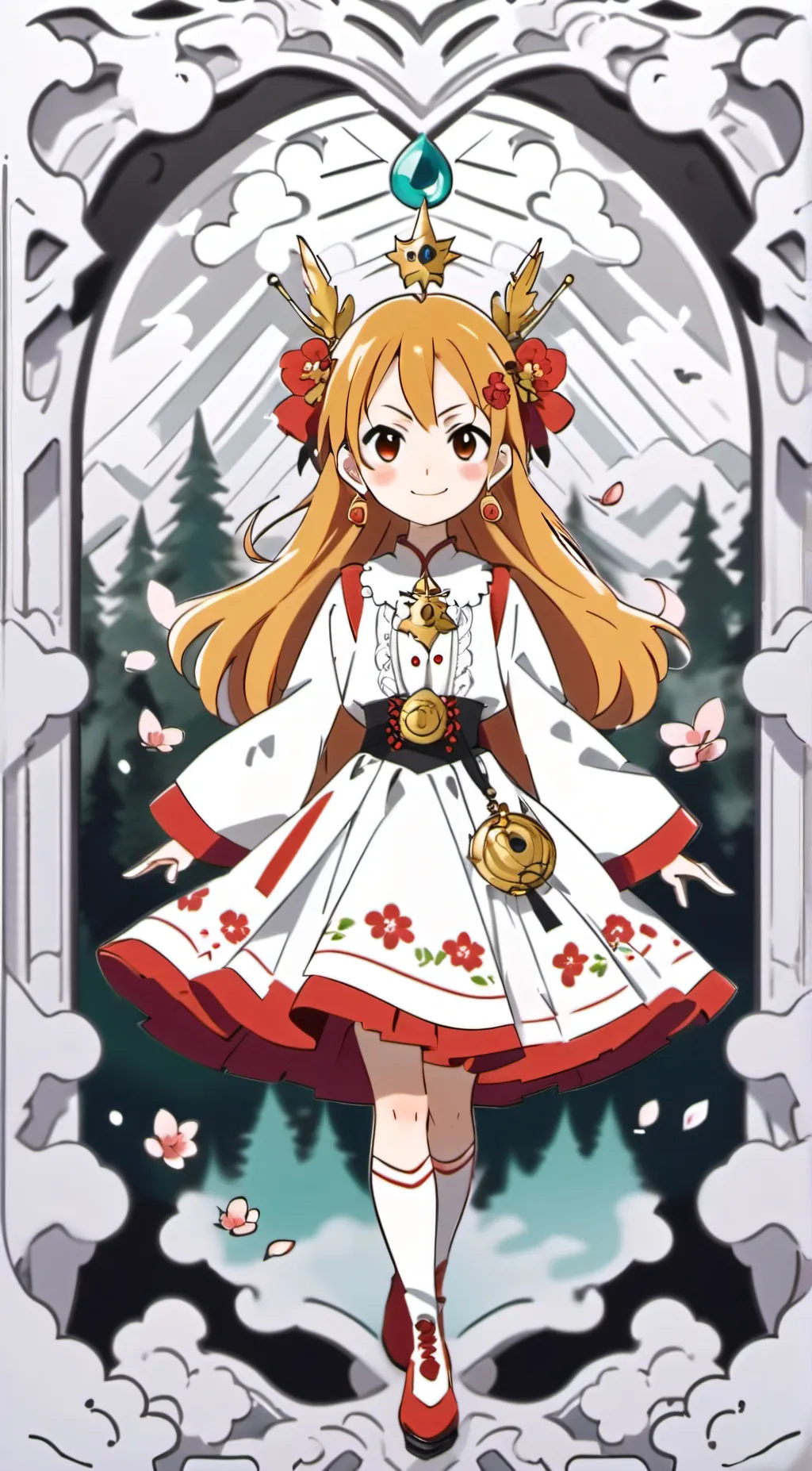 ai character: nami his wedding background