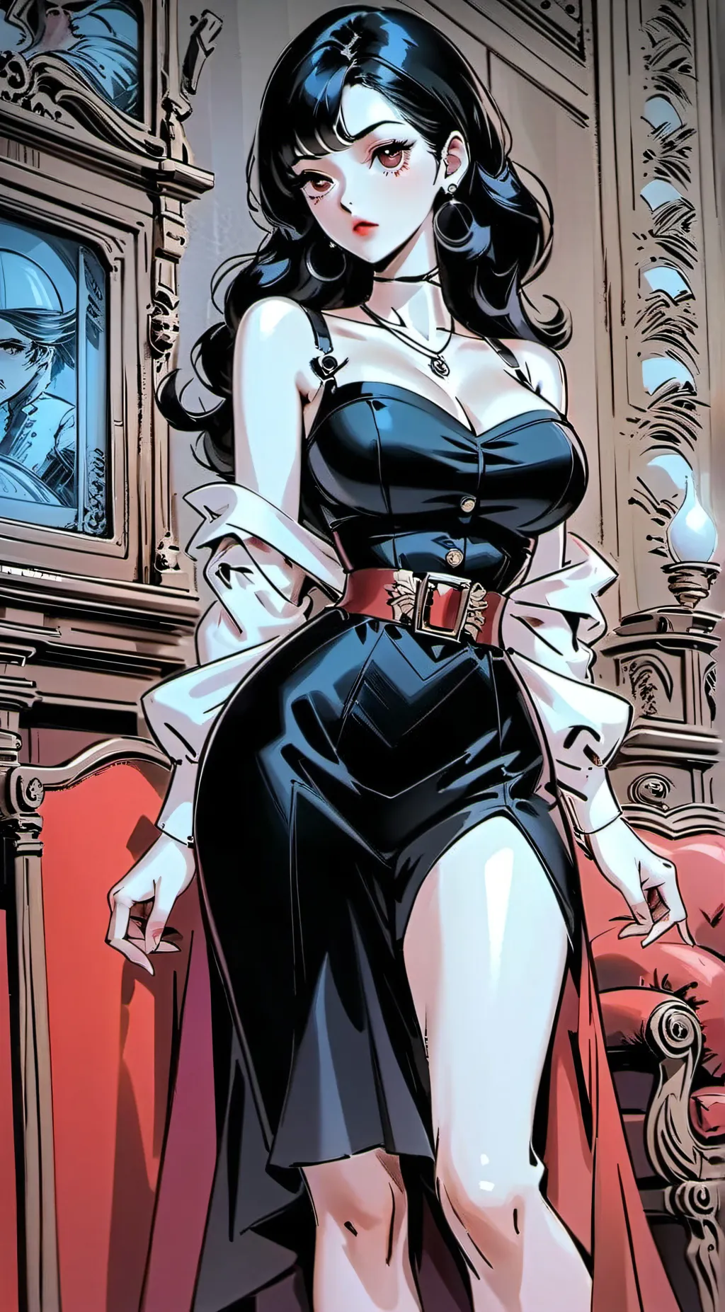 ai character: Aurora background