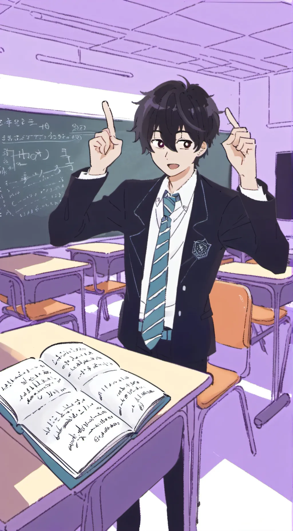 ai character: USJ Attack background