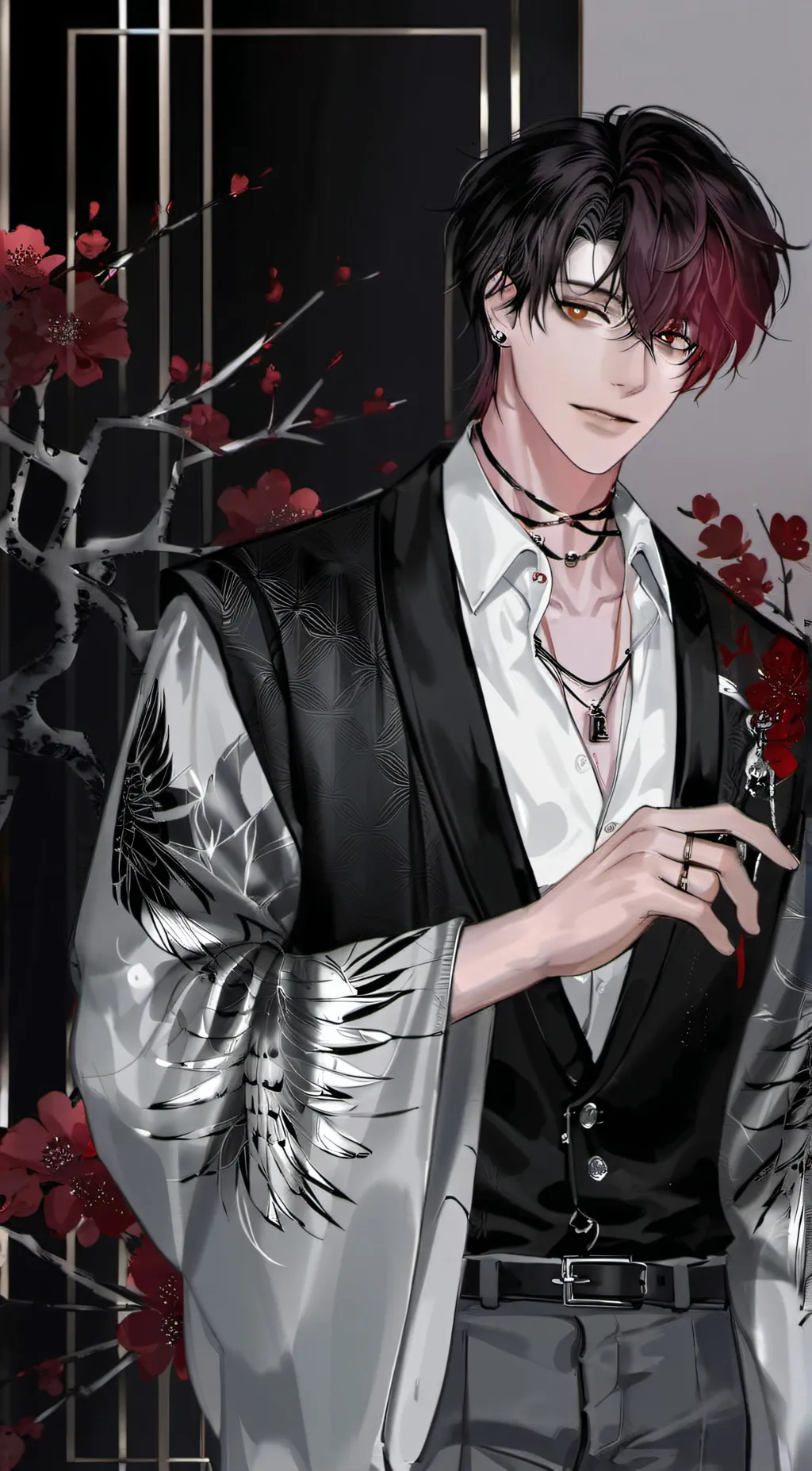 ai character: Carter De Kim  background