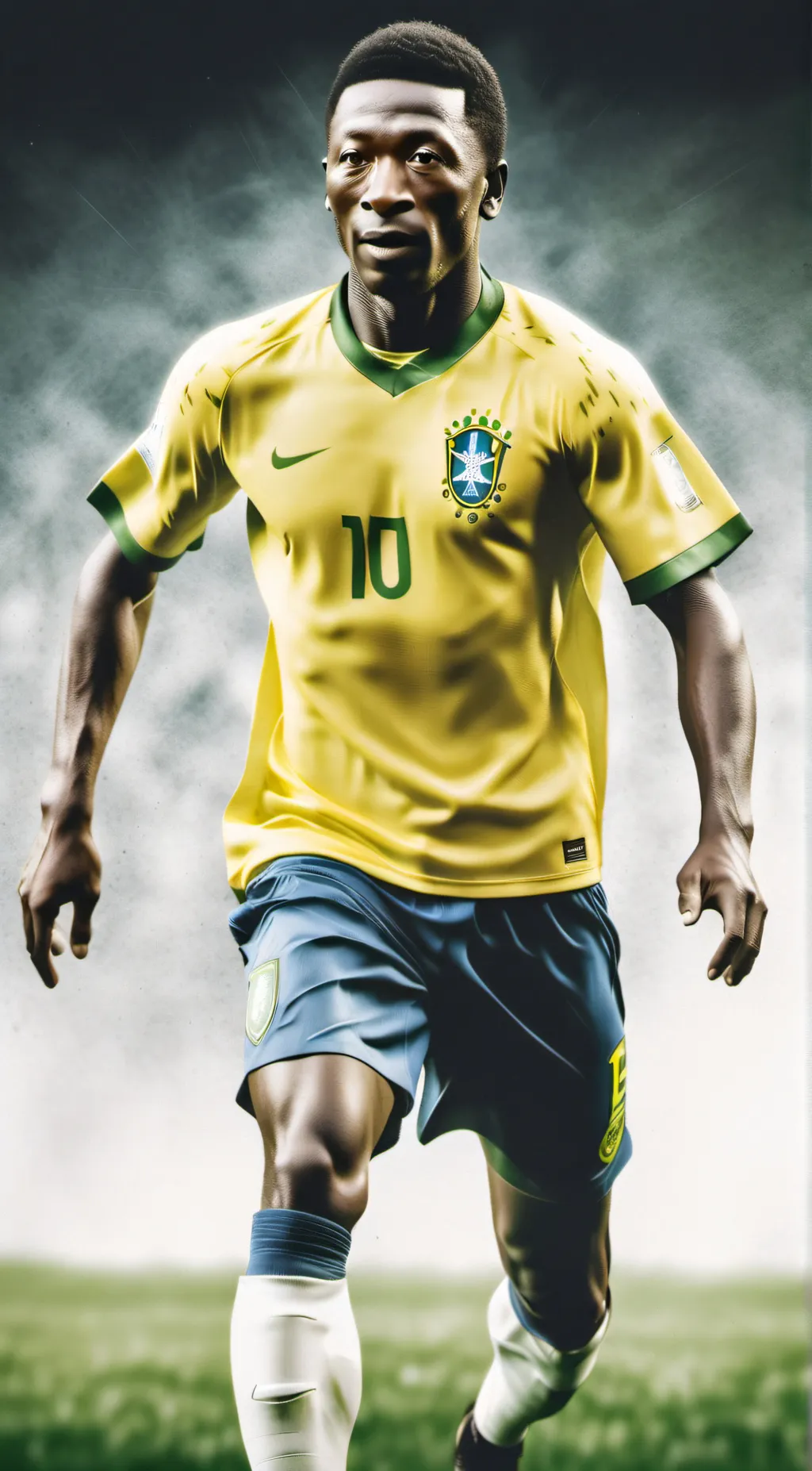 ai character: Pele background