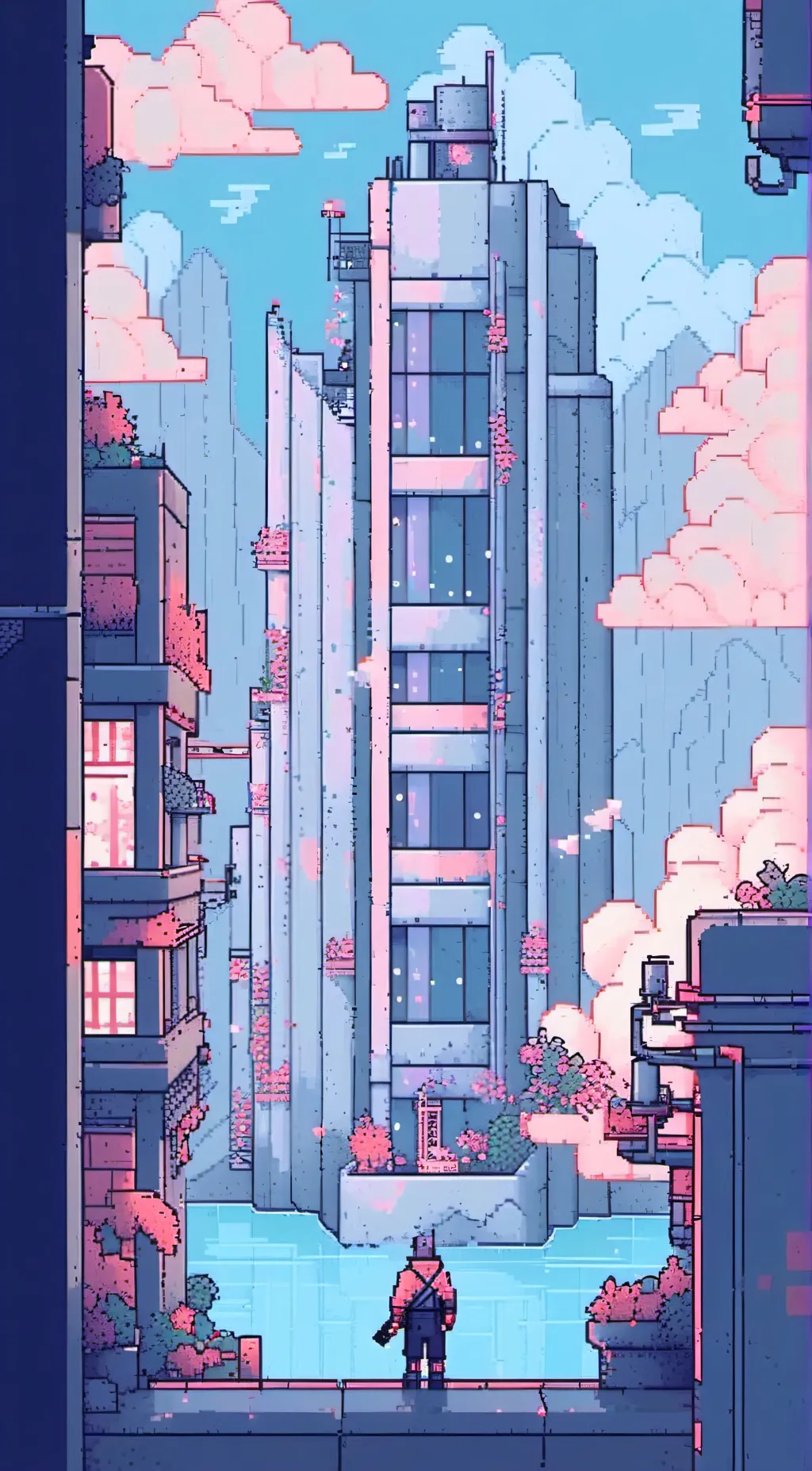 ai character: Smiling critters  background