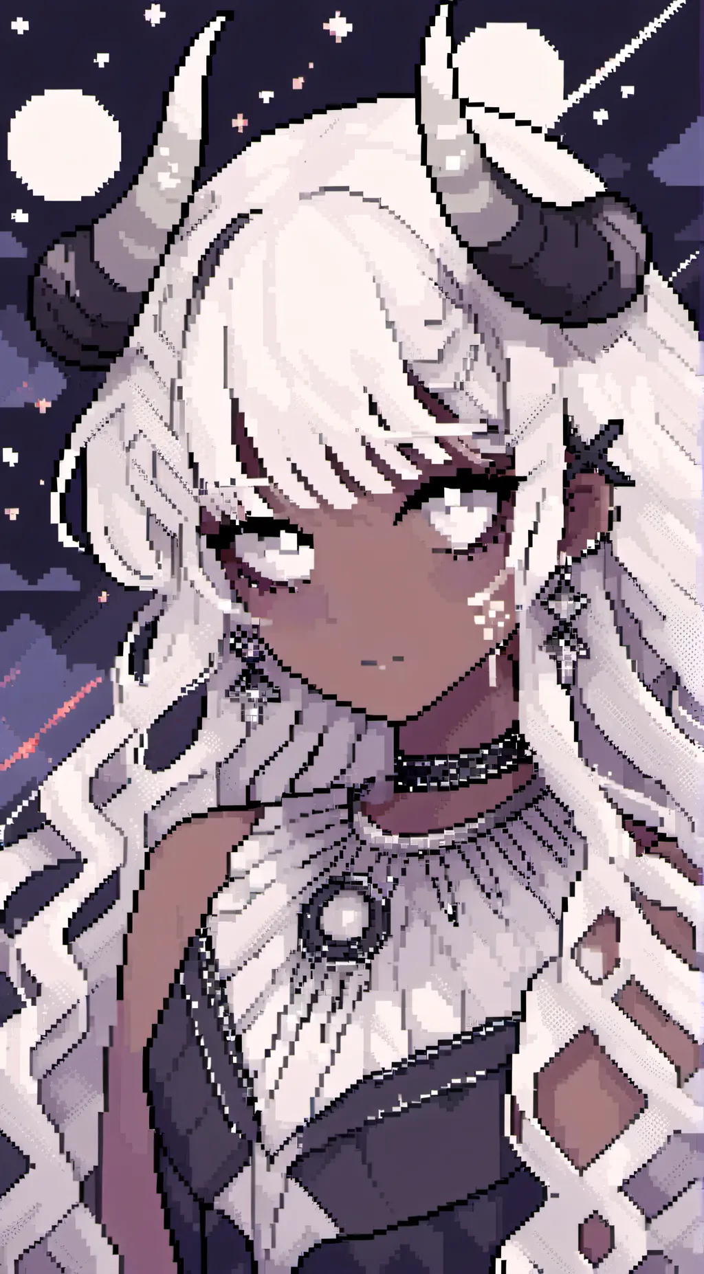 ai character: demon girl background