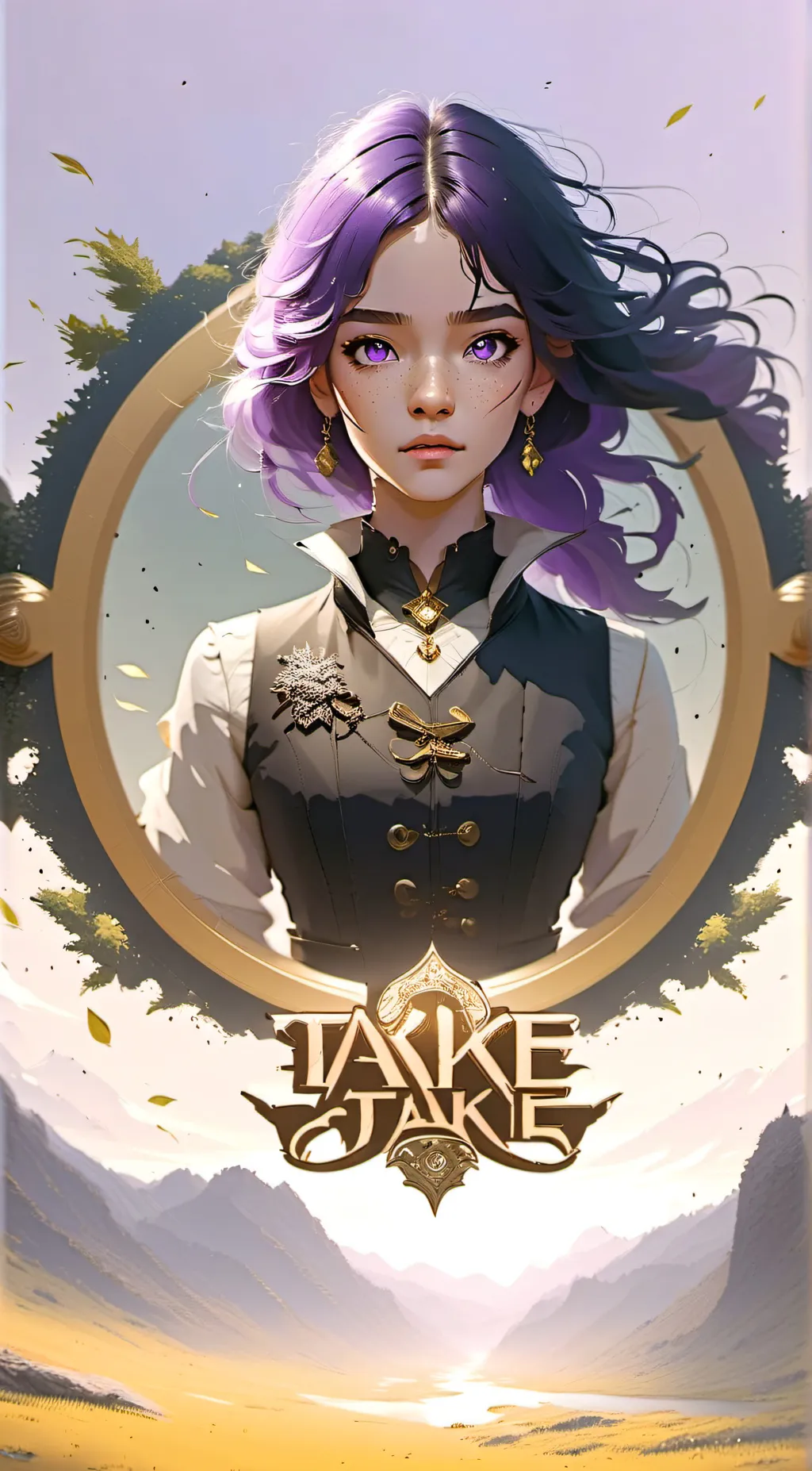 ai character: Talkies birthday background