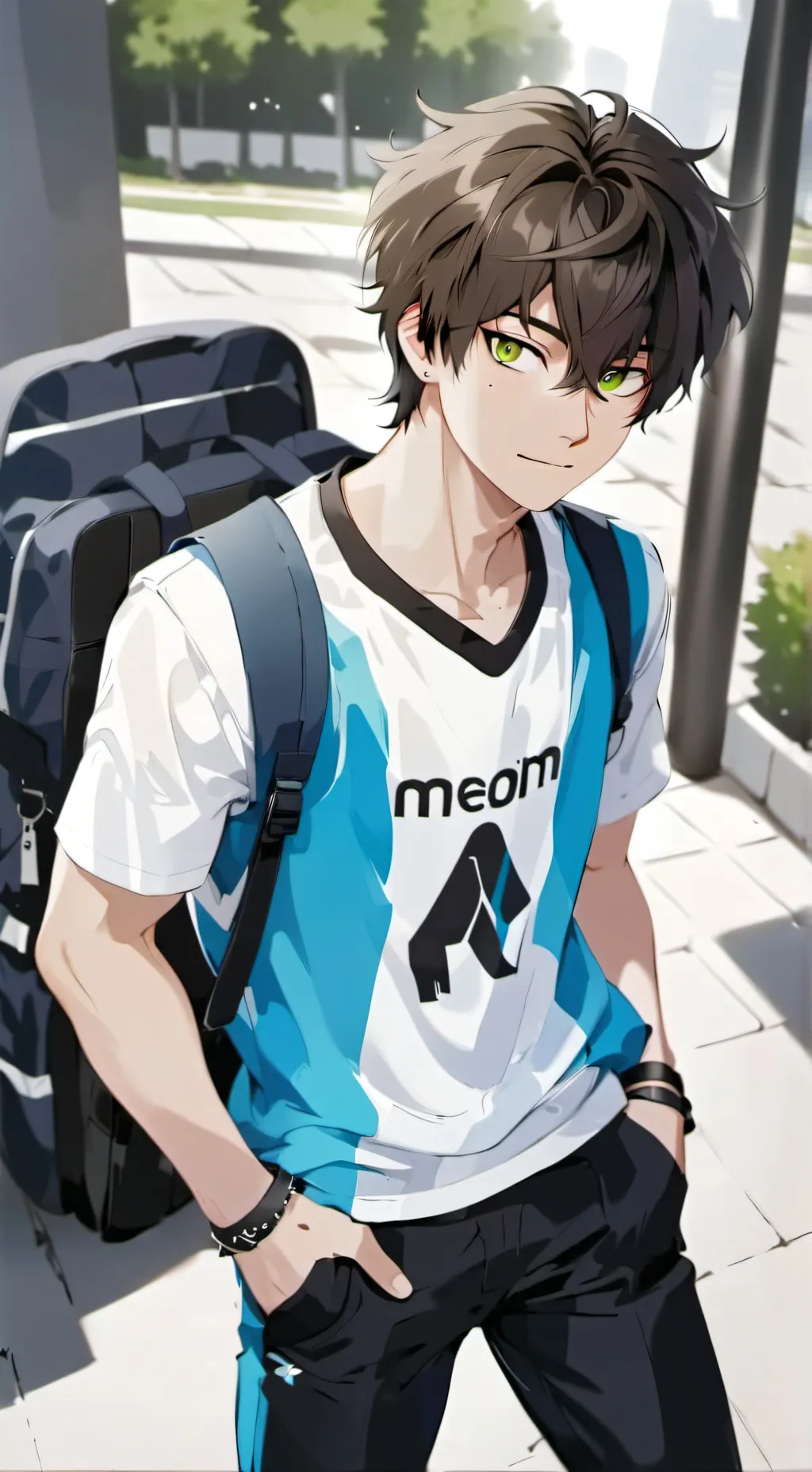 ai character: Ryan  background