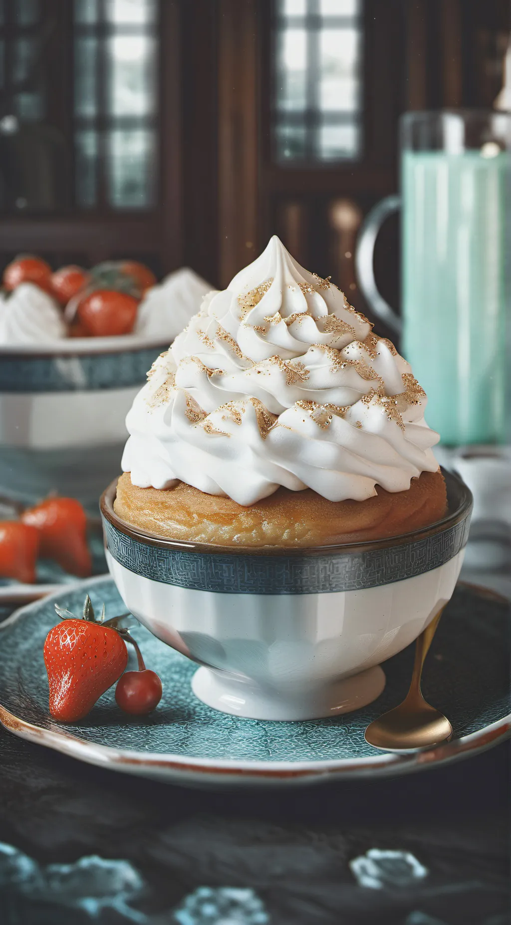 ai character: Cake background