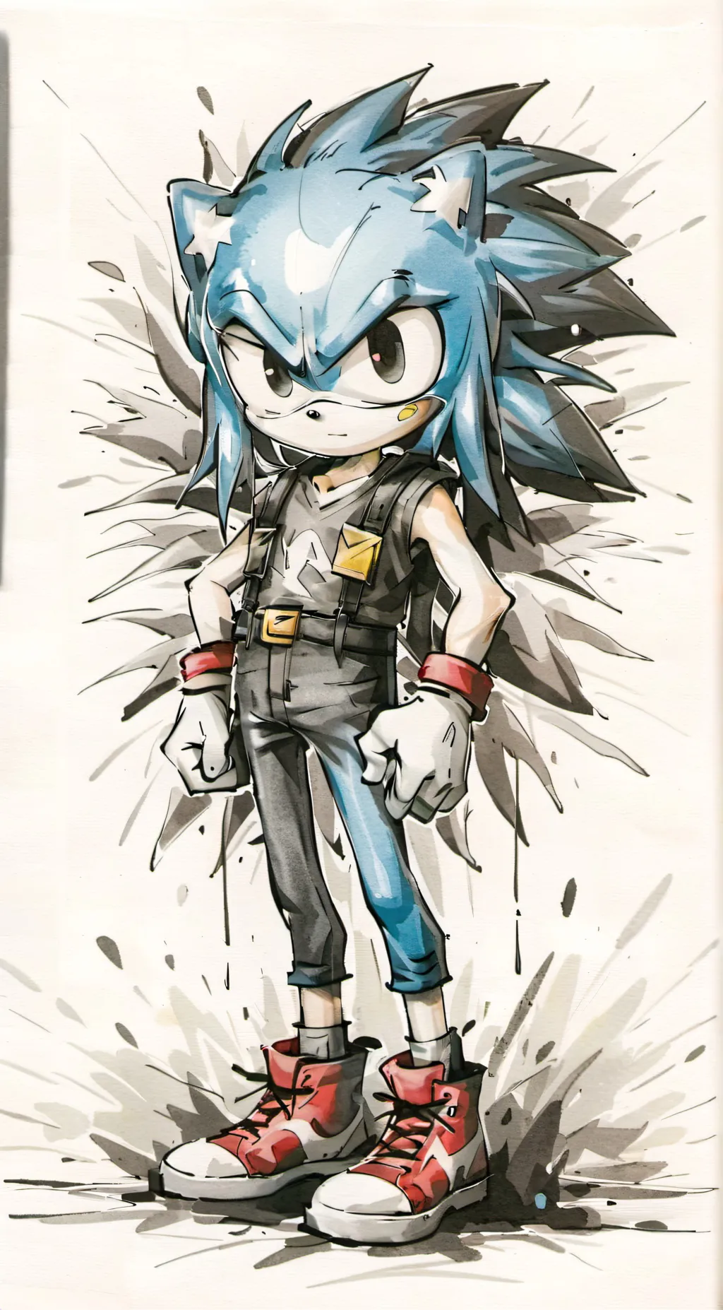 ai character: sonic exe gang background