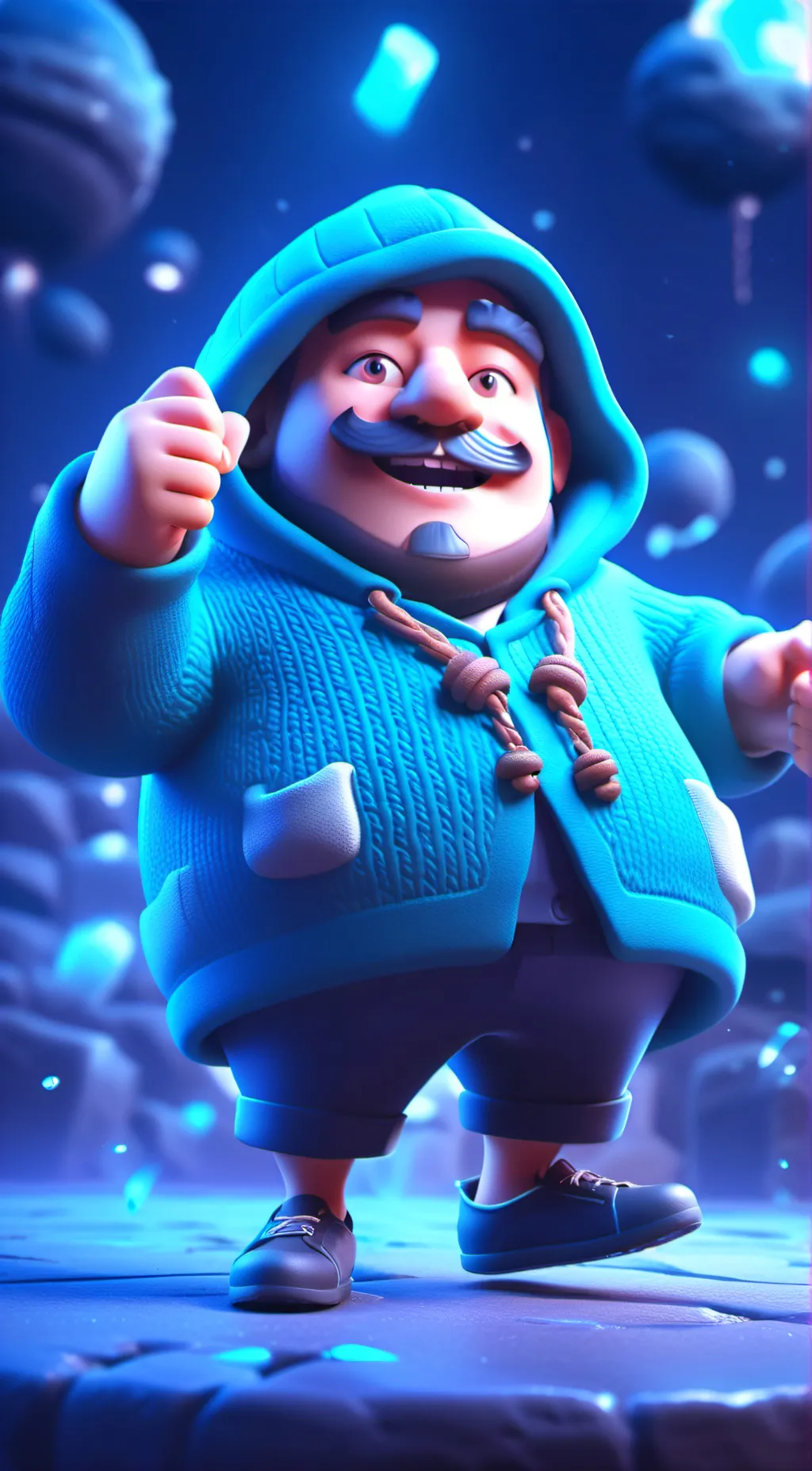 ai character: CaseOh background