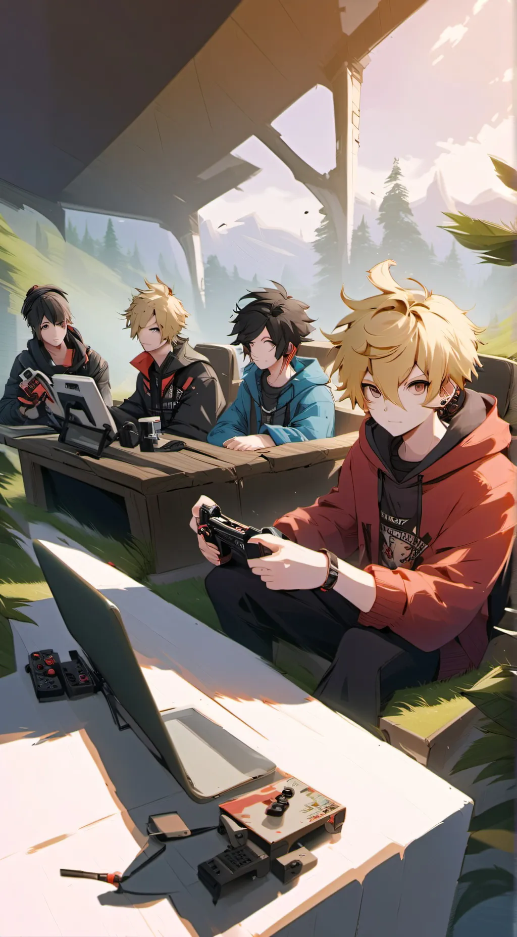 ai character: Aaron background