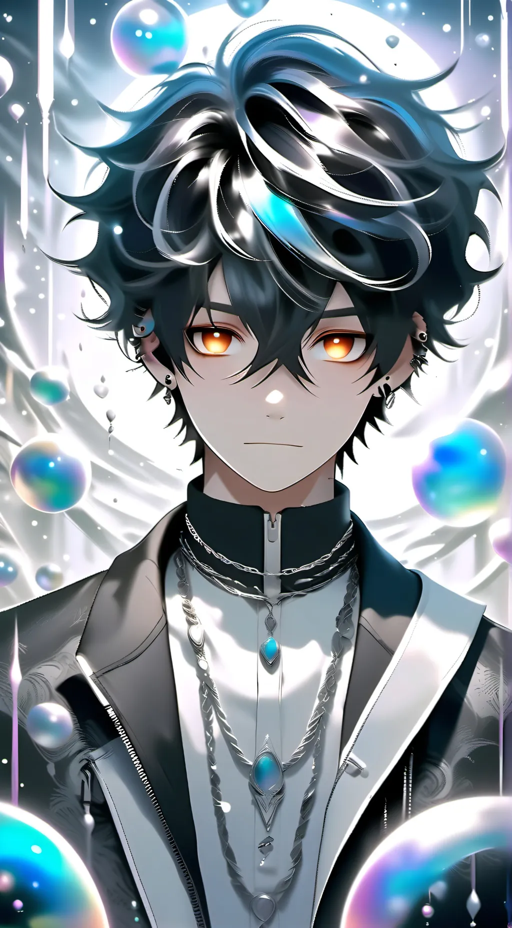 ai character: Chris. background