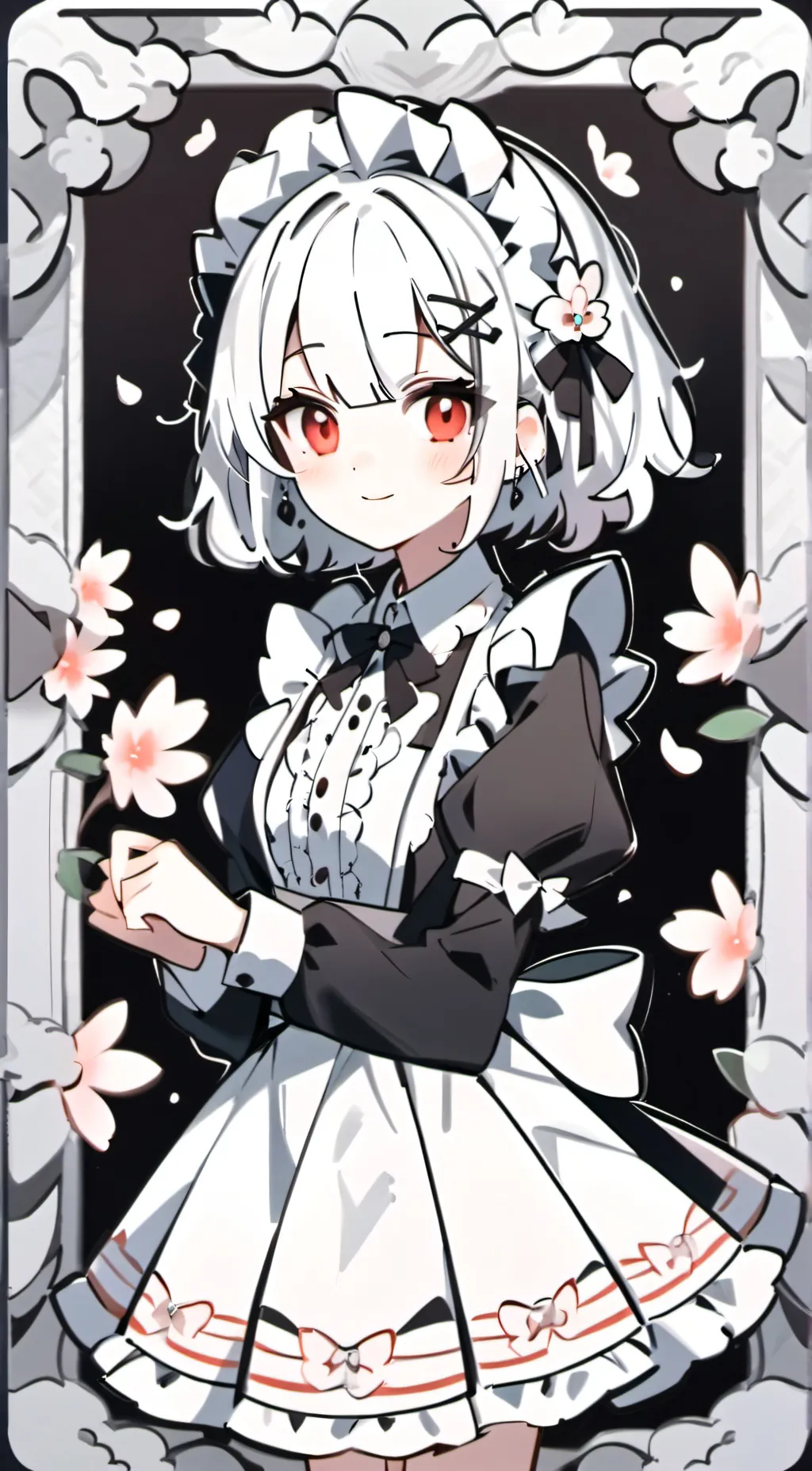 ai character: maid background