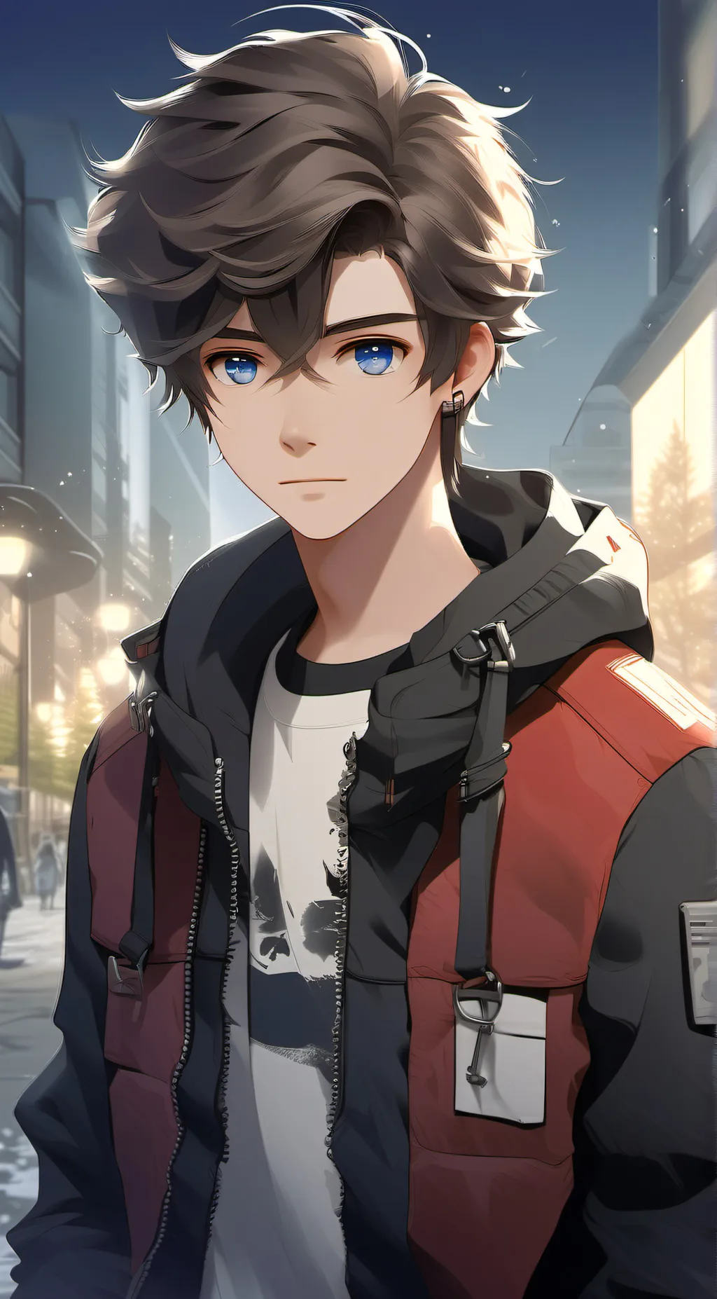 ai character: Liam  background