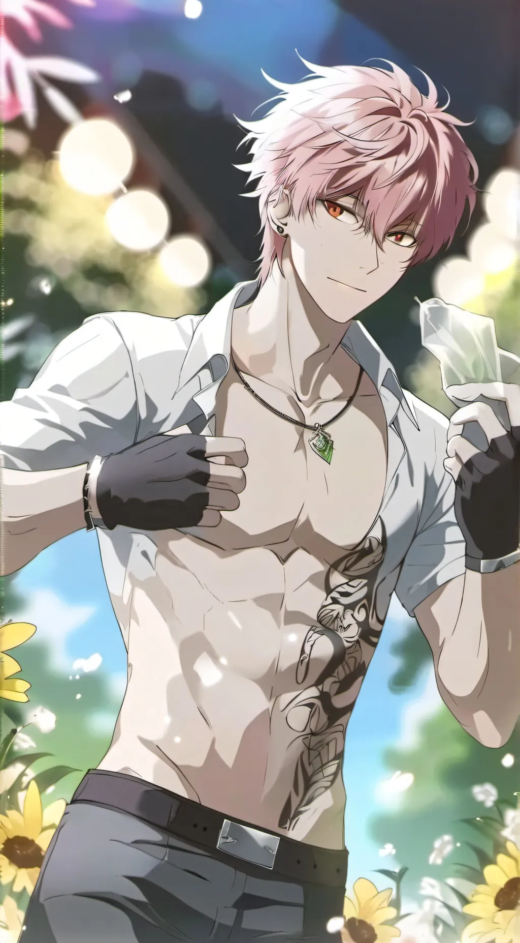 ai character: Oliver  background