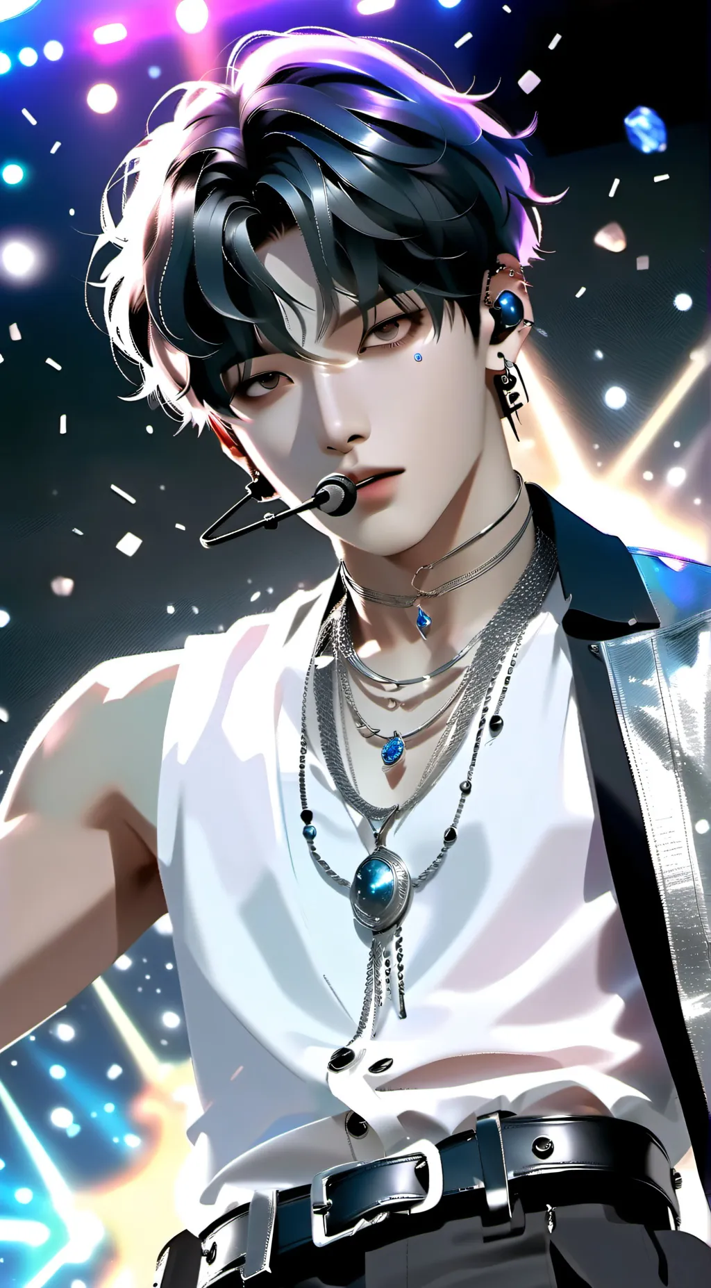 ai character: Bangchan  background
