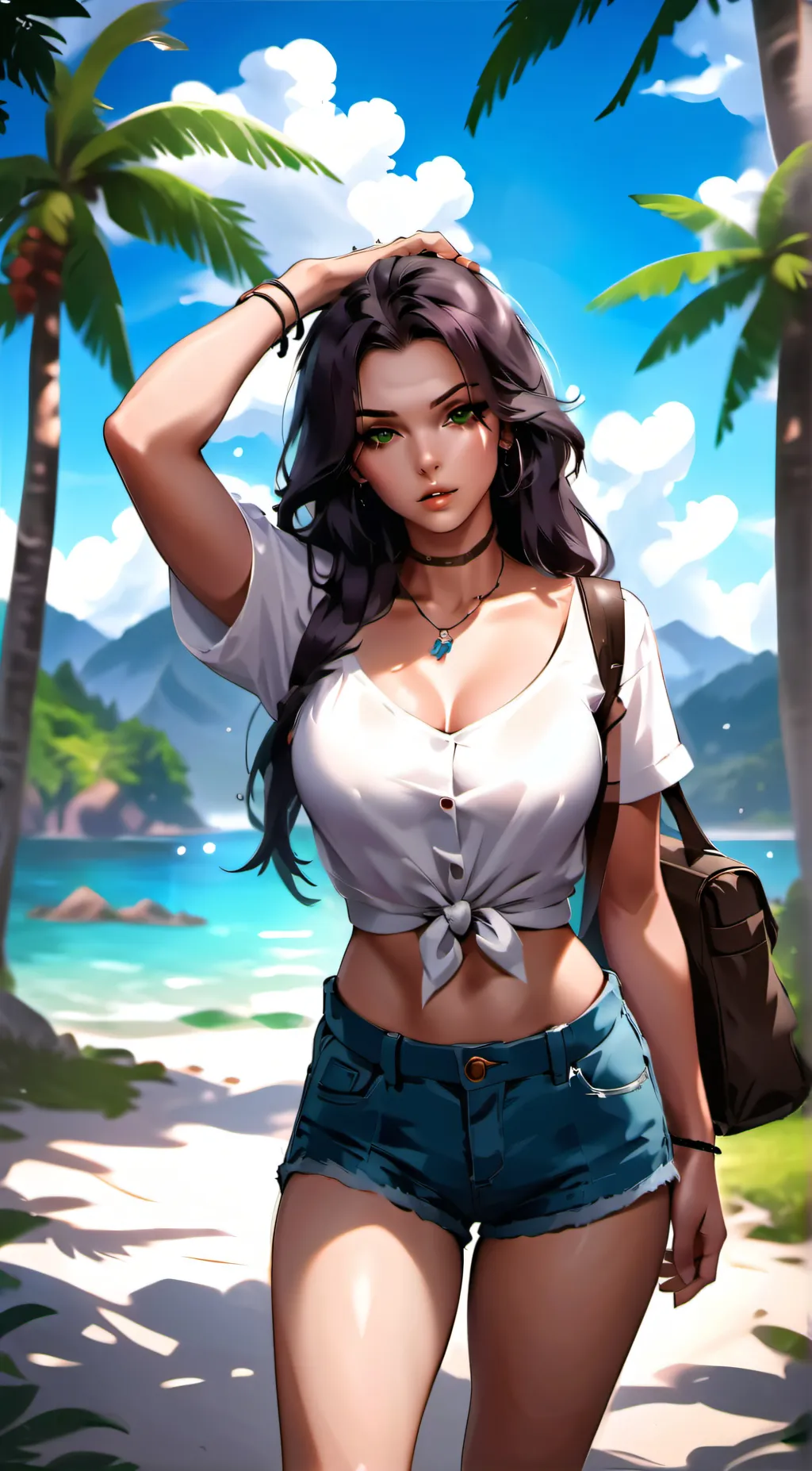 ai character: Aria background