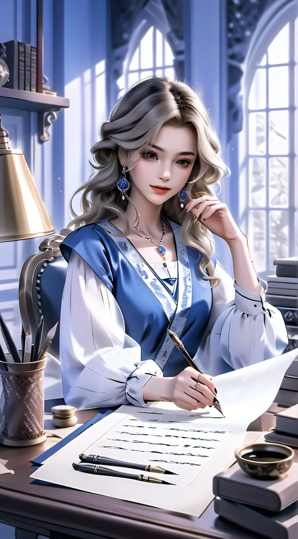 ai character: Ella background