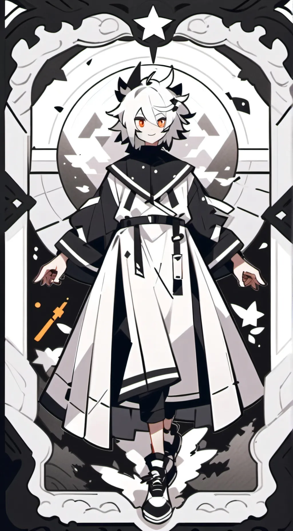 ai character: Zip being choked  background