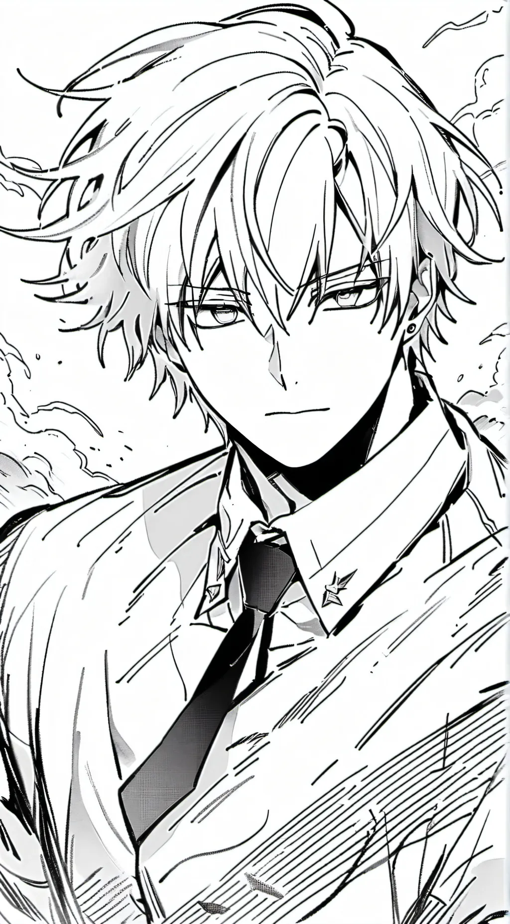 ai character: Bakugo background