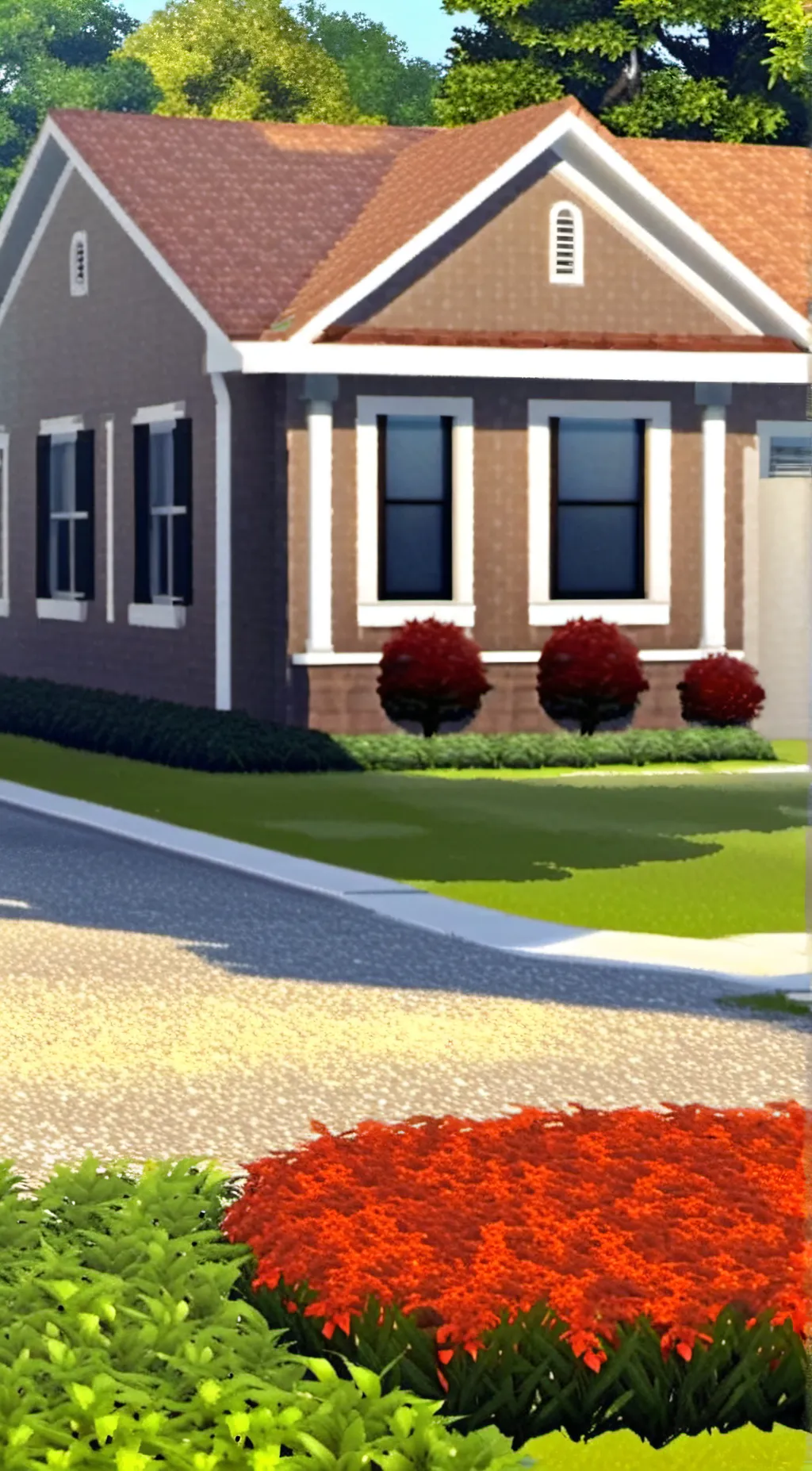 ai character: Your house  background