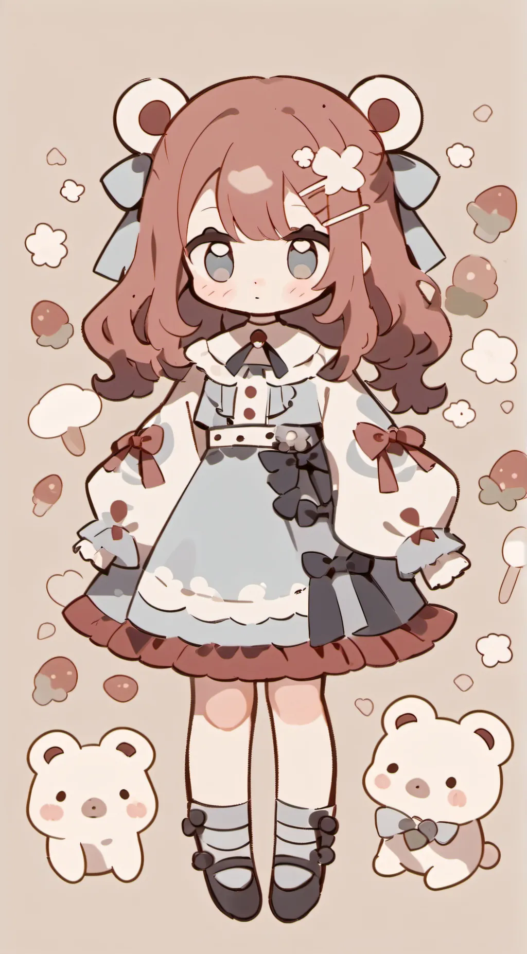 ai character: poppy background