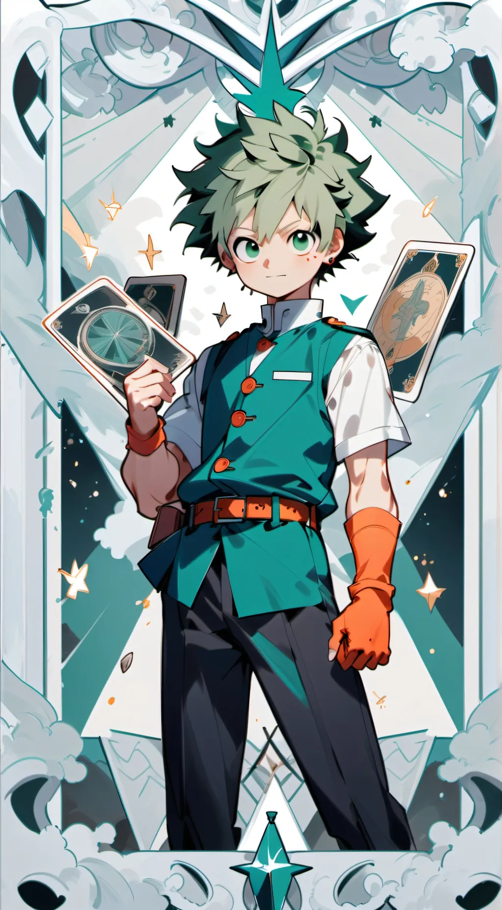 ai character: Mha au background