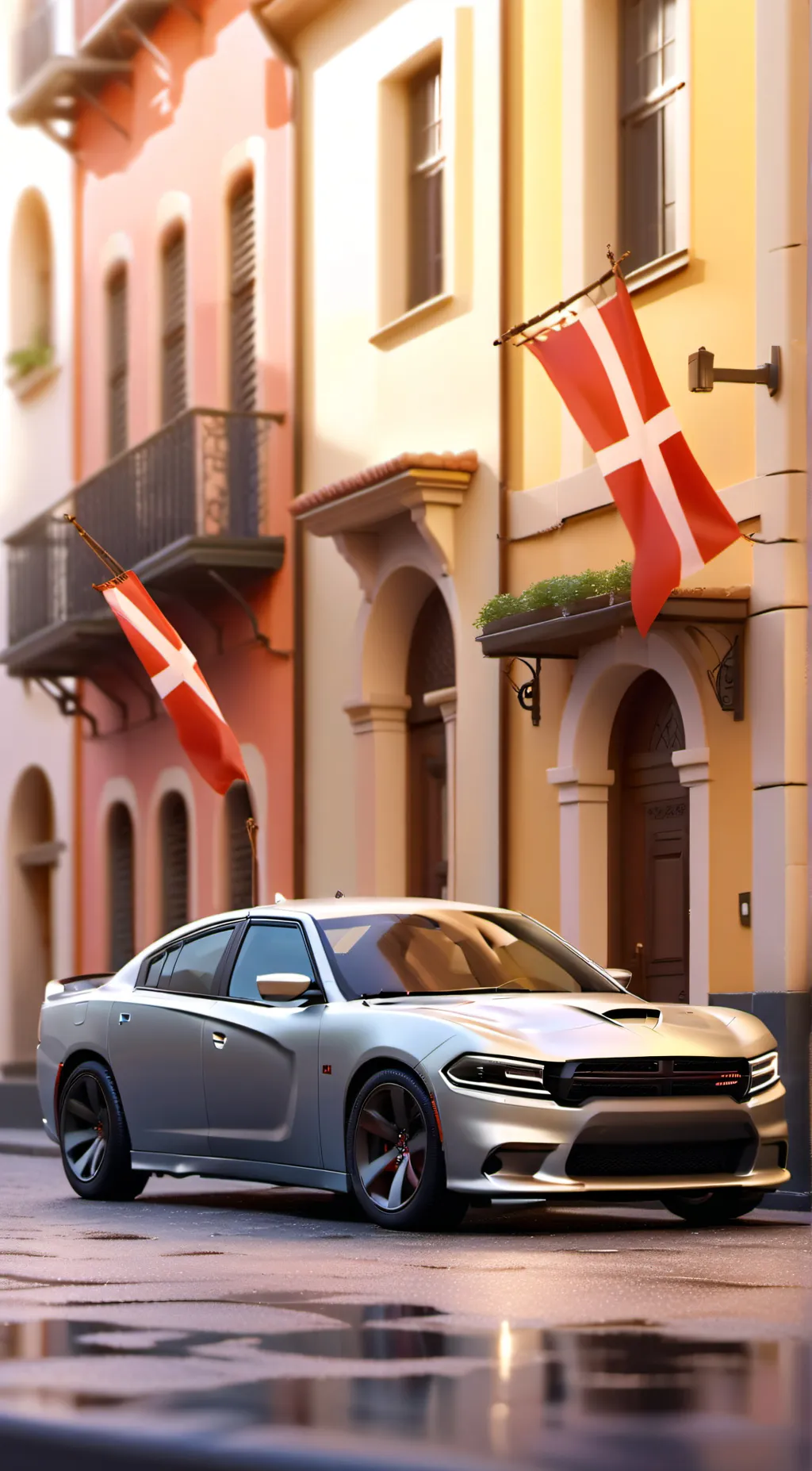 ai character: countryball school background