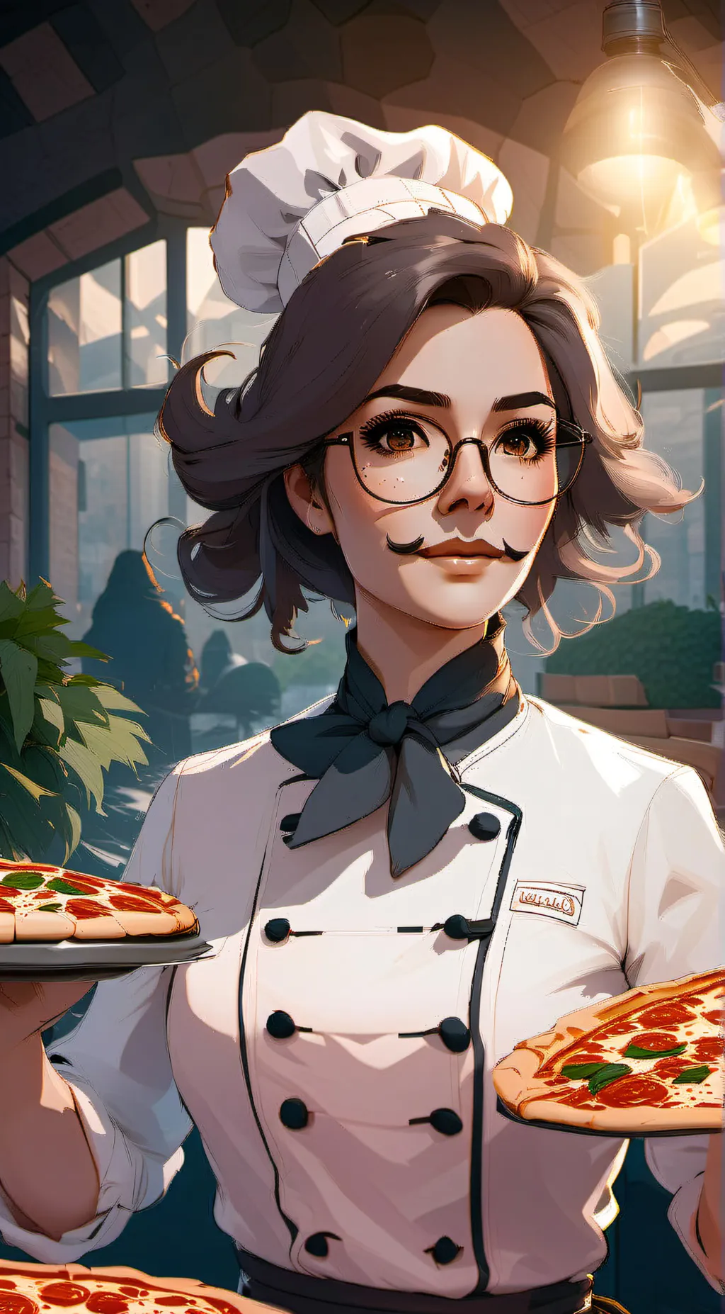 ai character: Nadia background