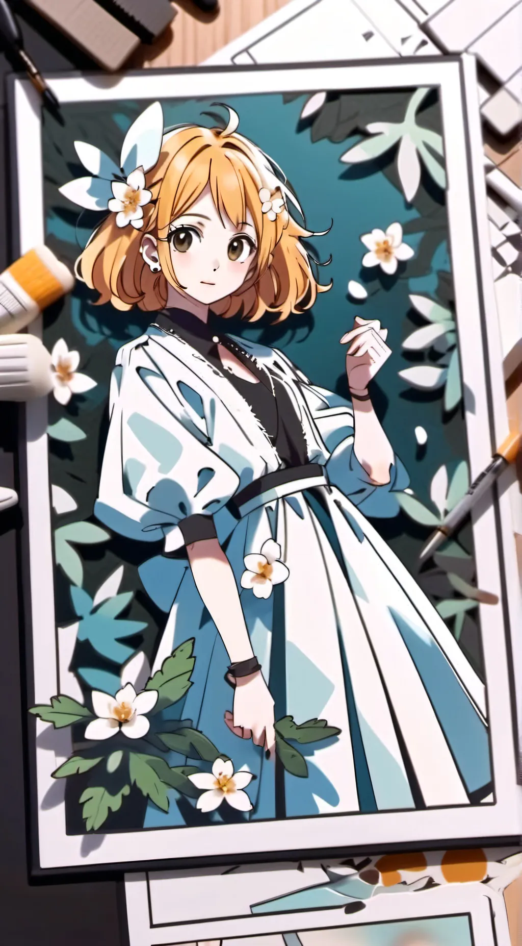 ai character: nami background