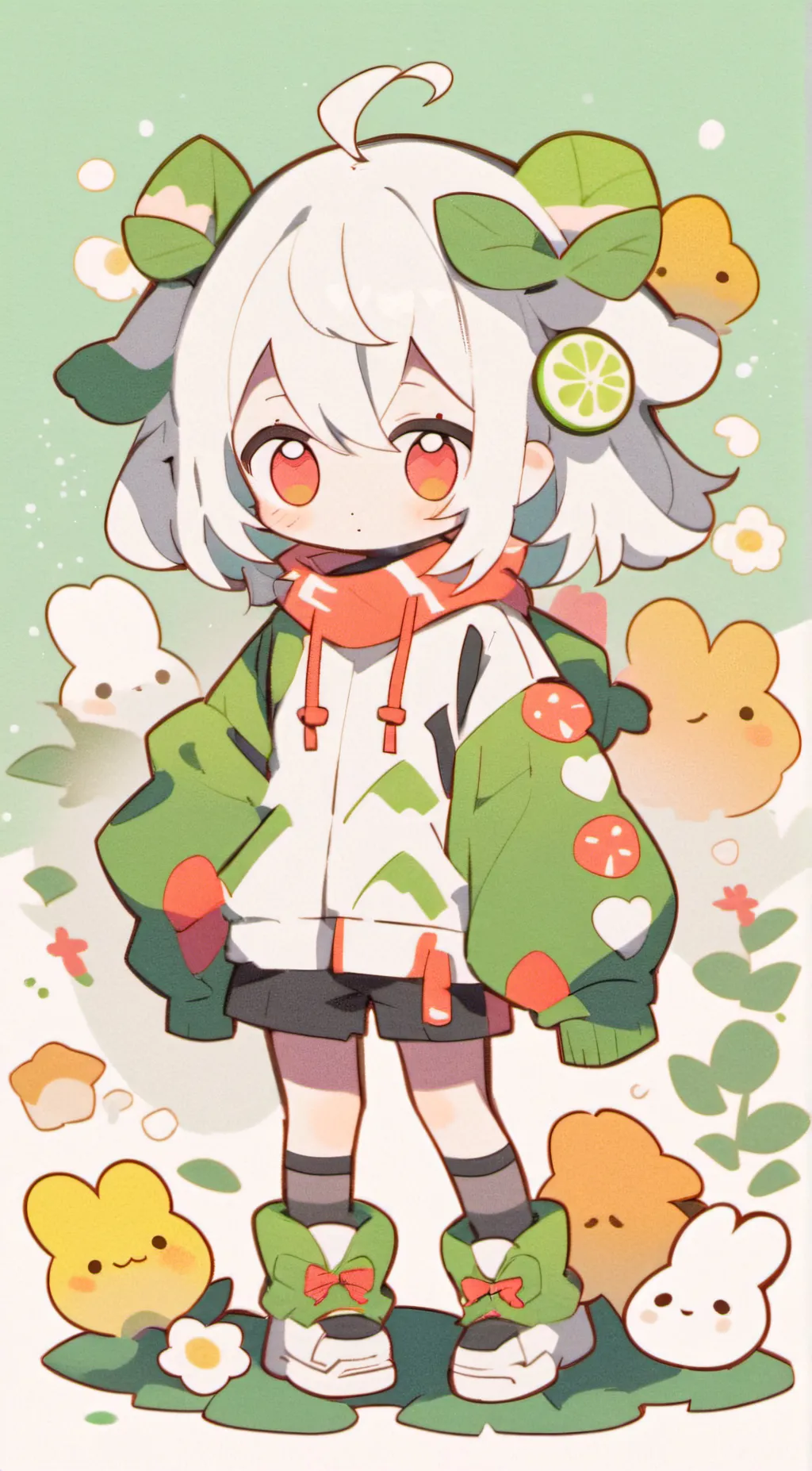 ai character: ThatVeganChibi background