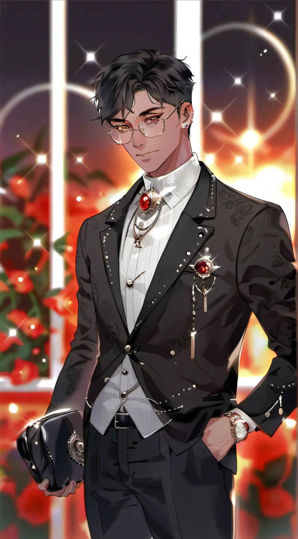 ai character: Phoenix  background