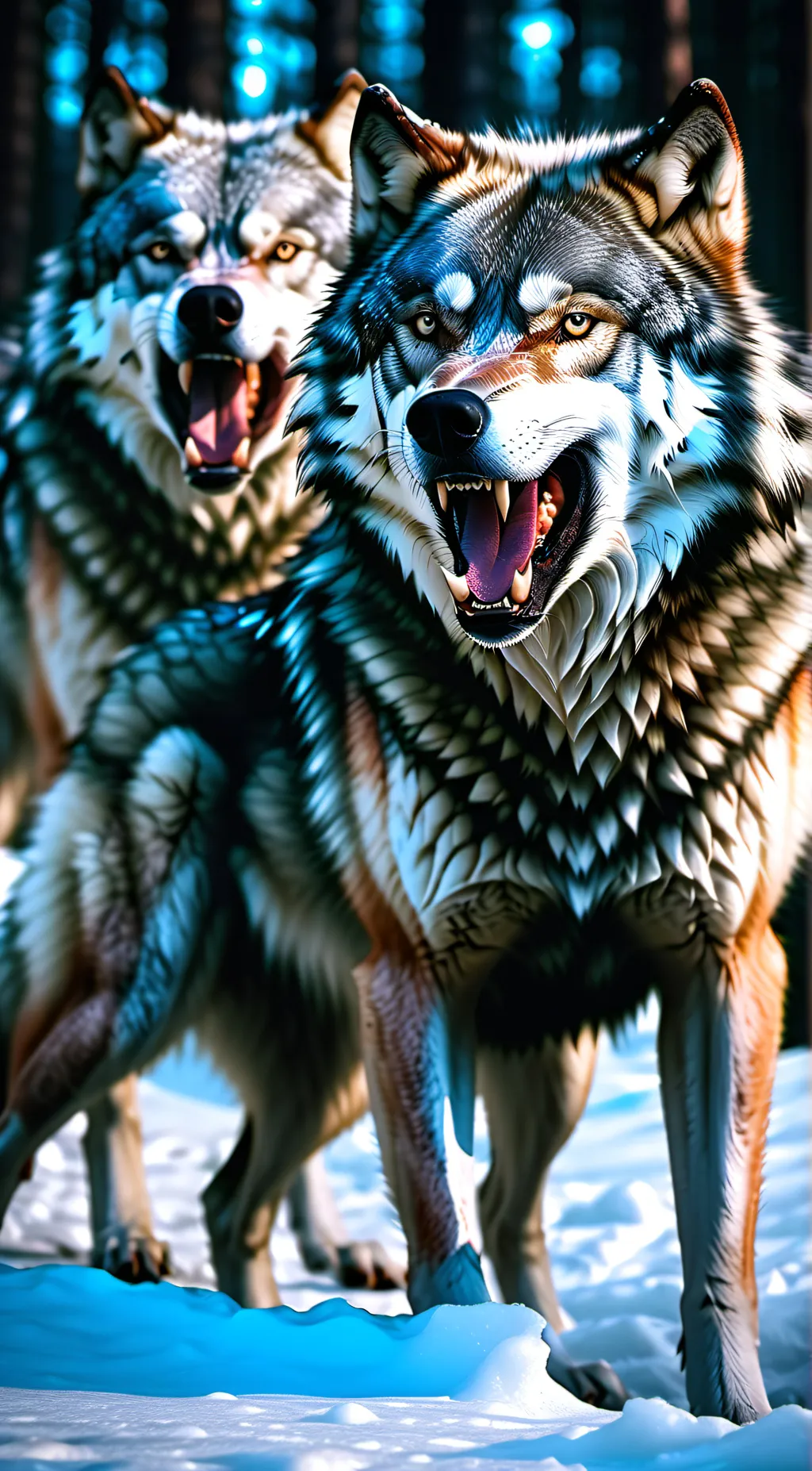 ai character: wolves background