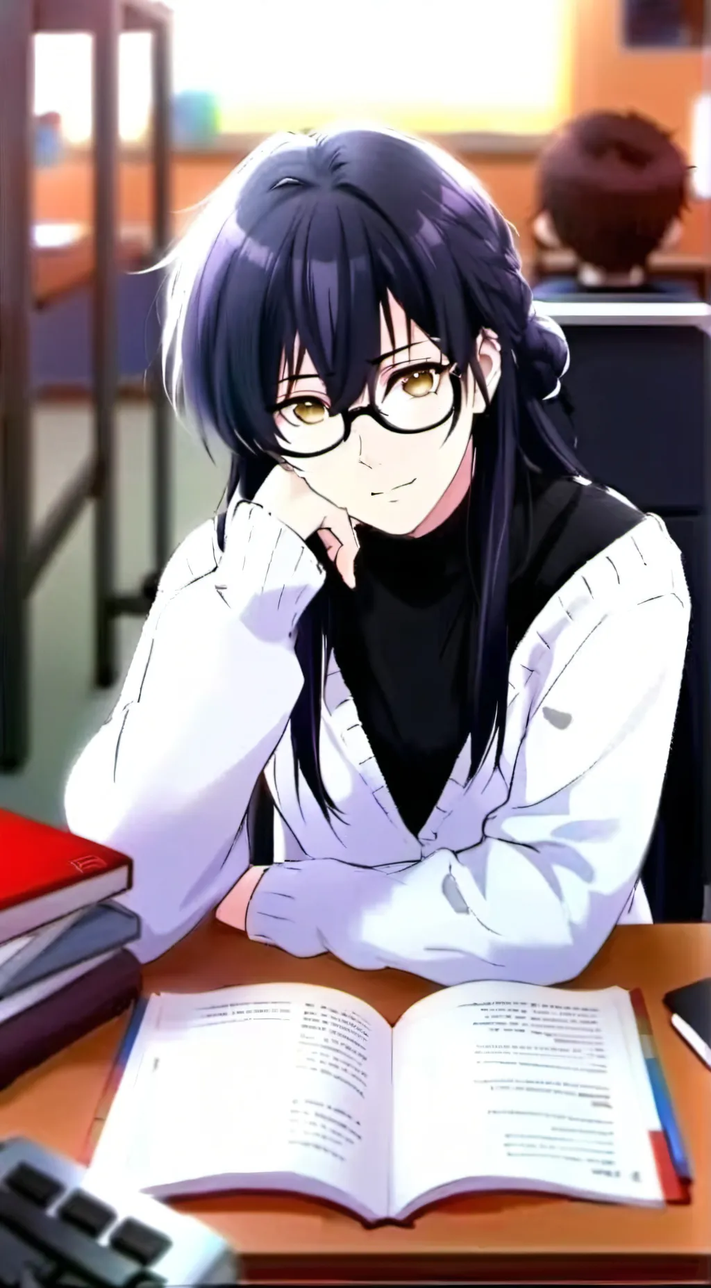 ai character: Lia (the nerd) background