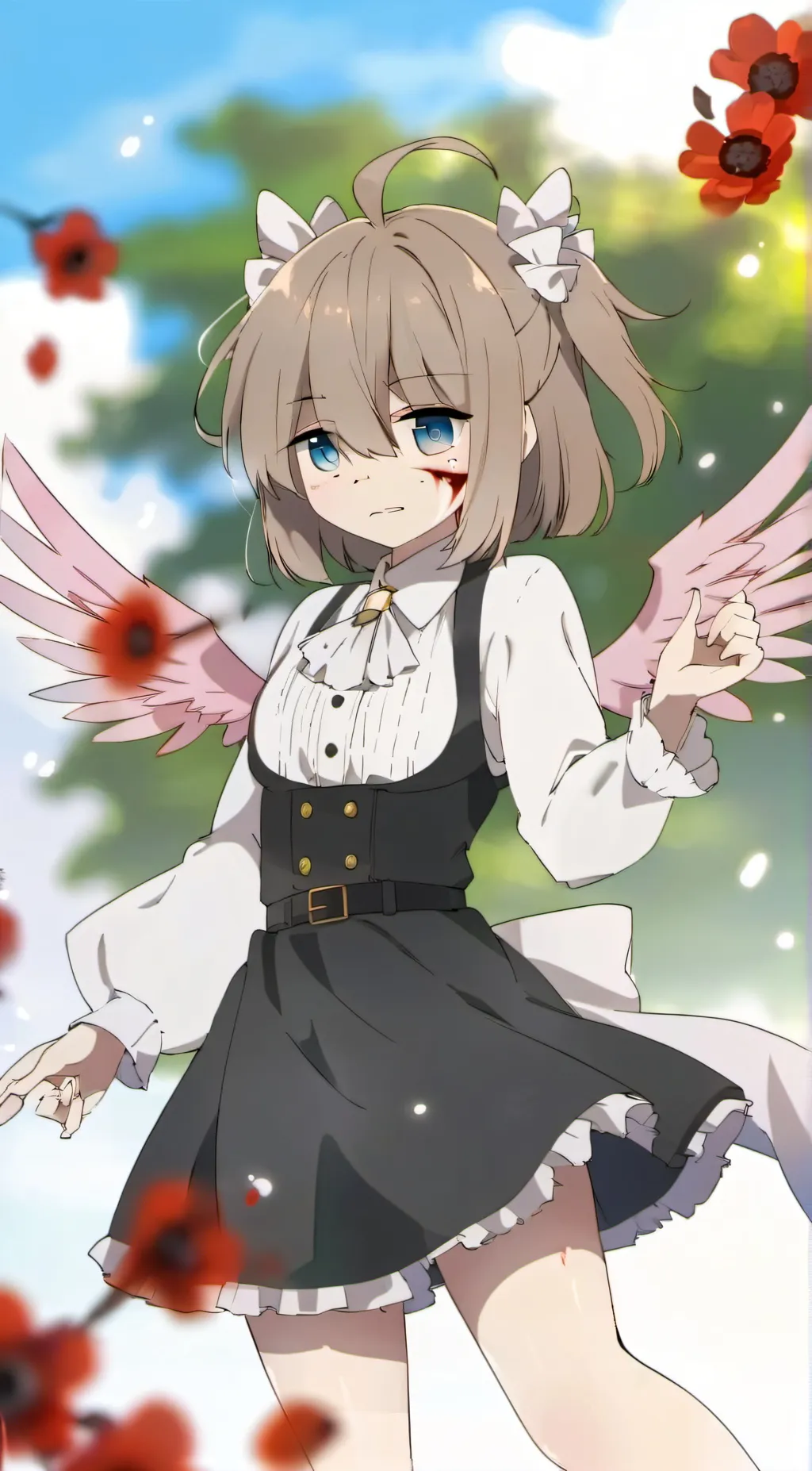 ai character: Gorillaz caught YA background