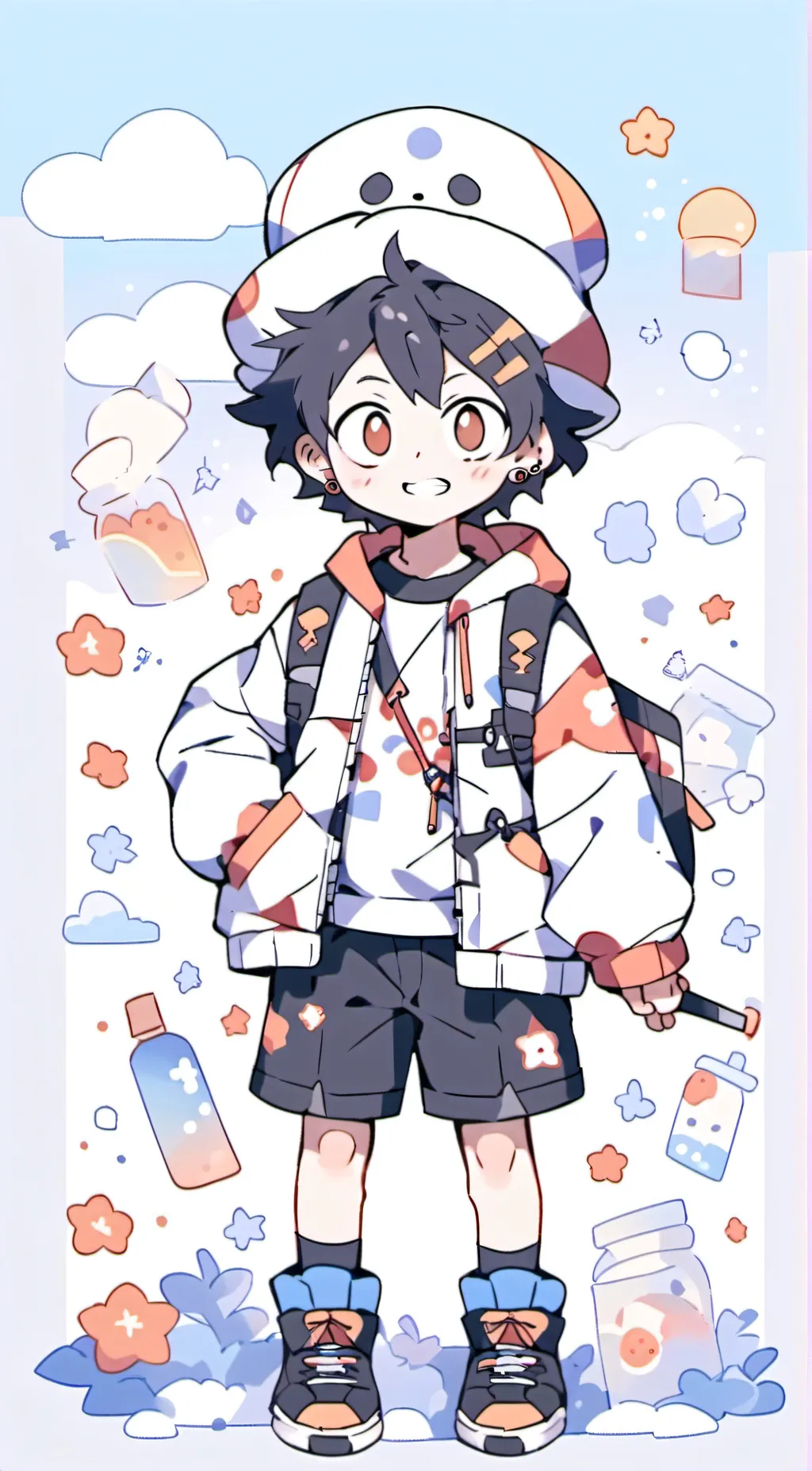 ai character: deku background