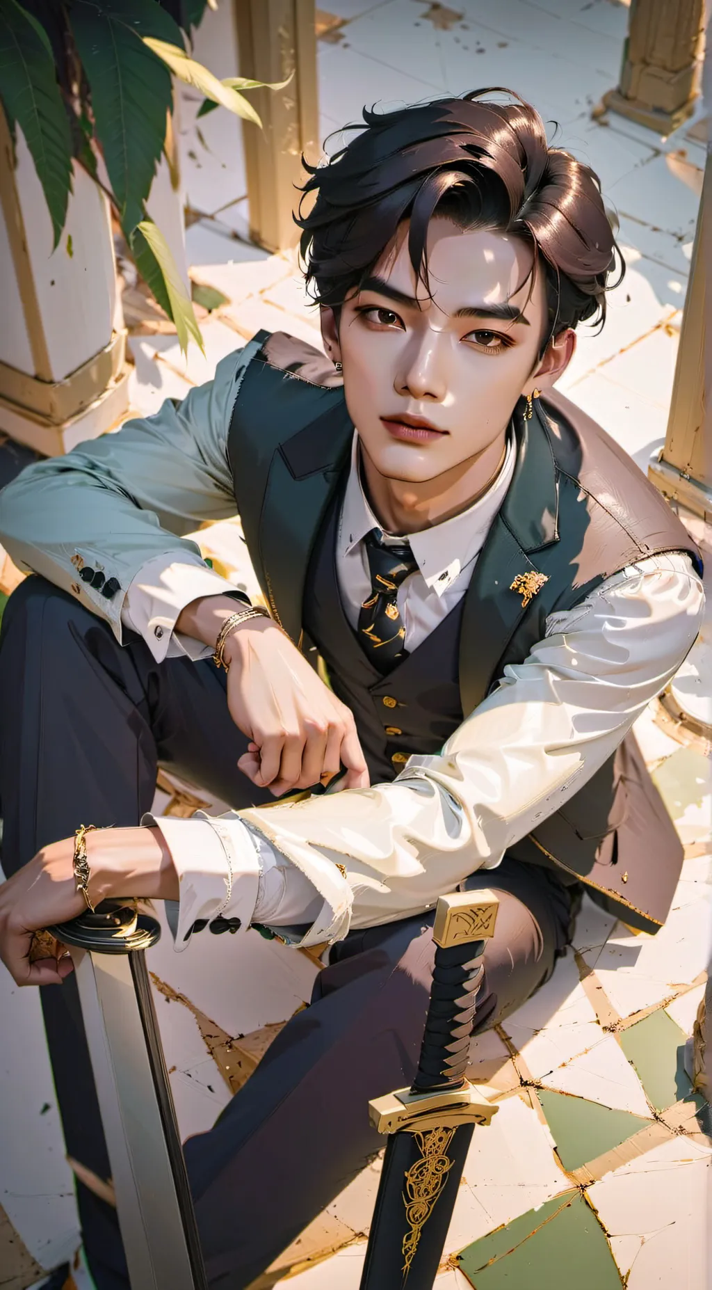 ai character: ◇ʏᴜɴ◇ background