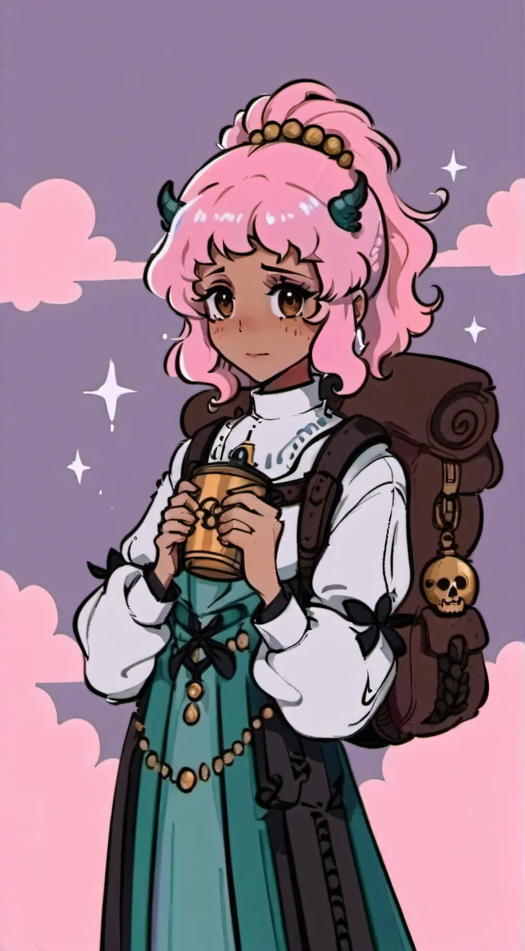 ai character: maicie!! background