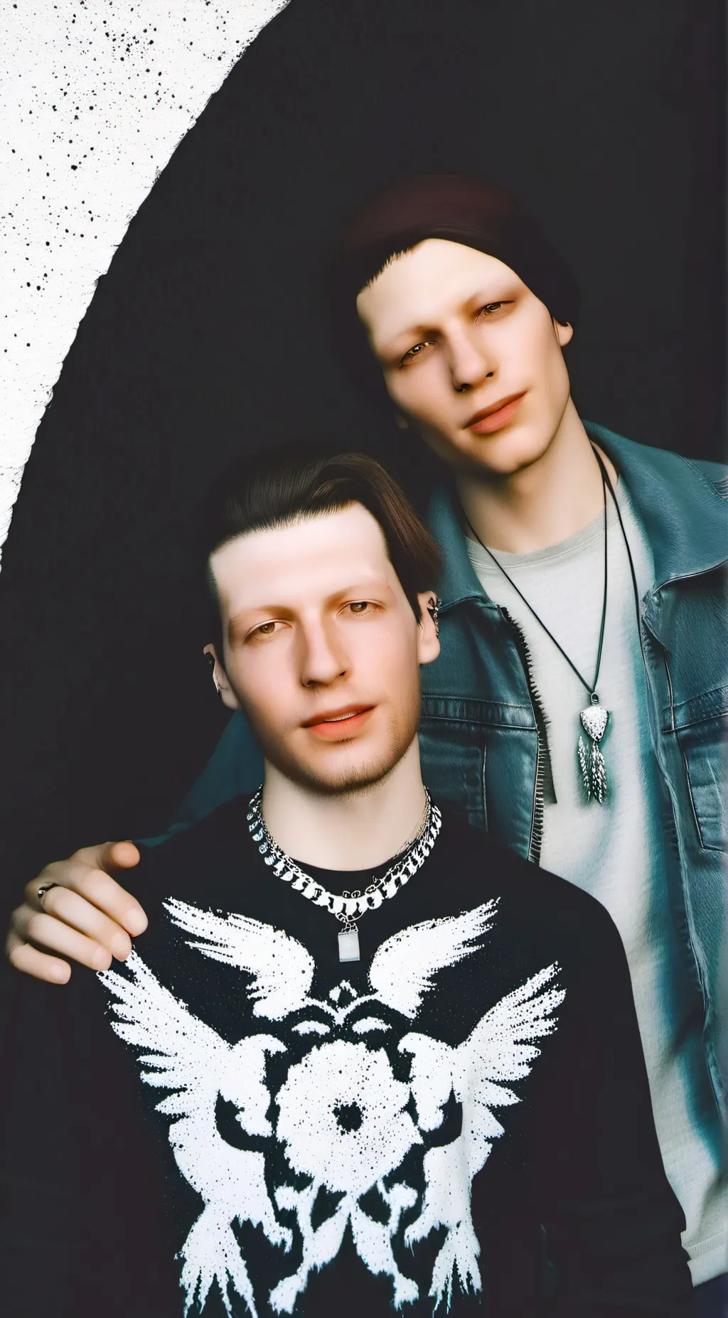 ai character: olive&6arley background