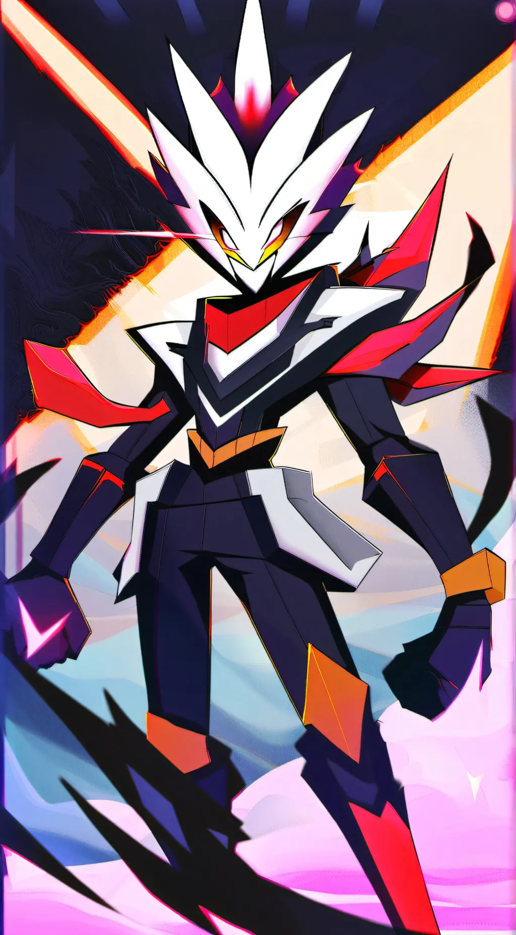 ai character: Stolas and Blitzø background